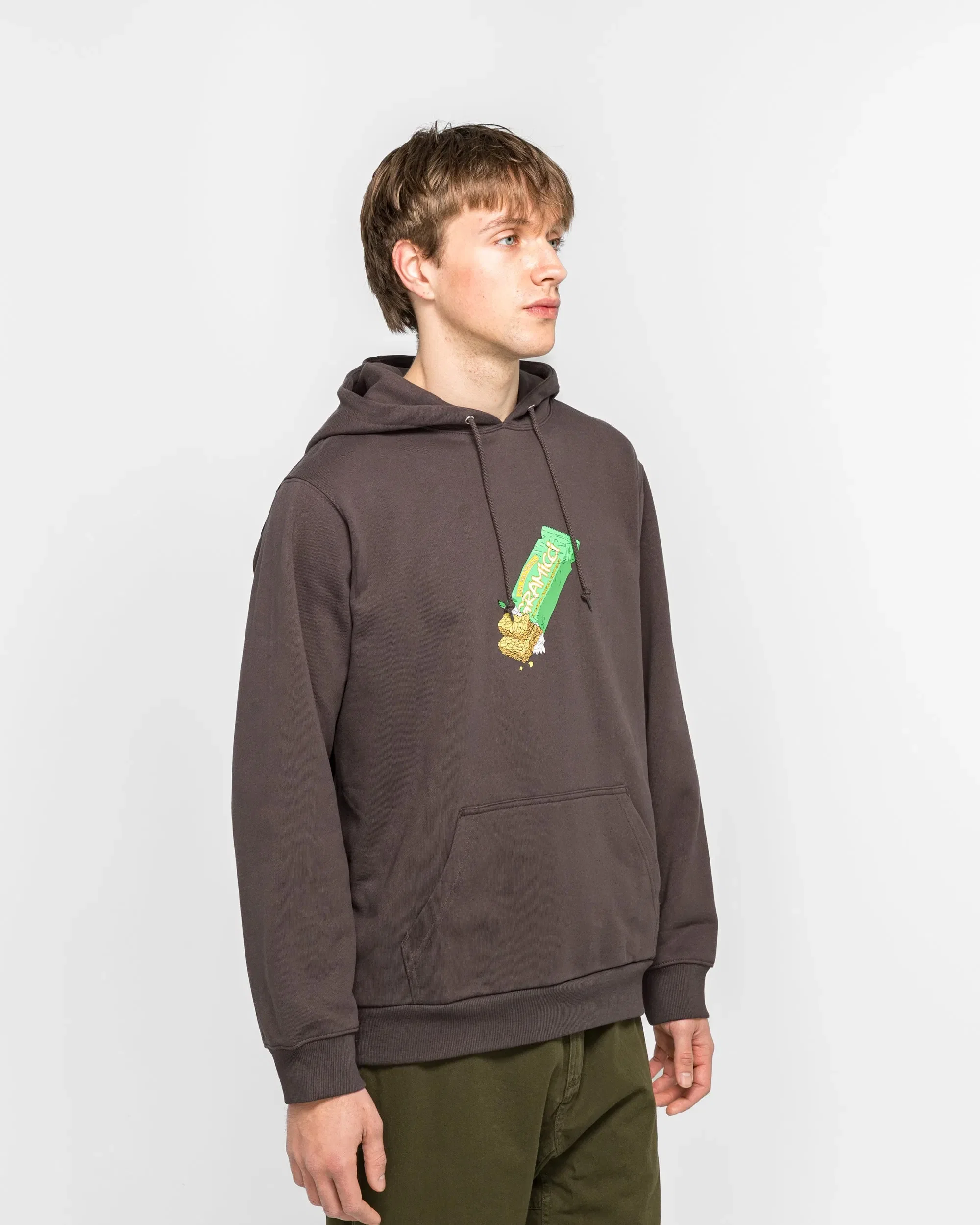 Gramicci Granola Hooded Sweatshirt - Deep Brown