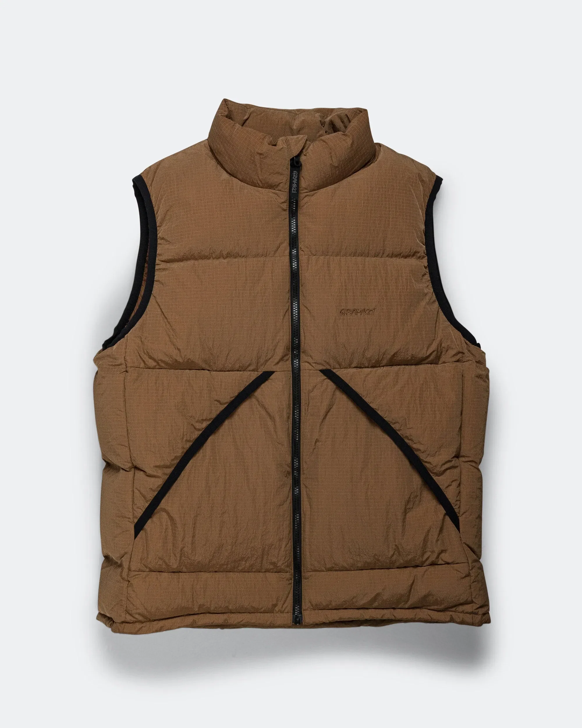Gramicci Down Puffer Vest - Brown