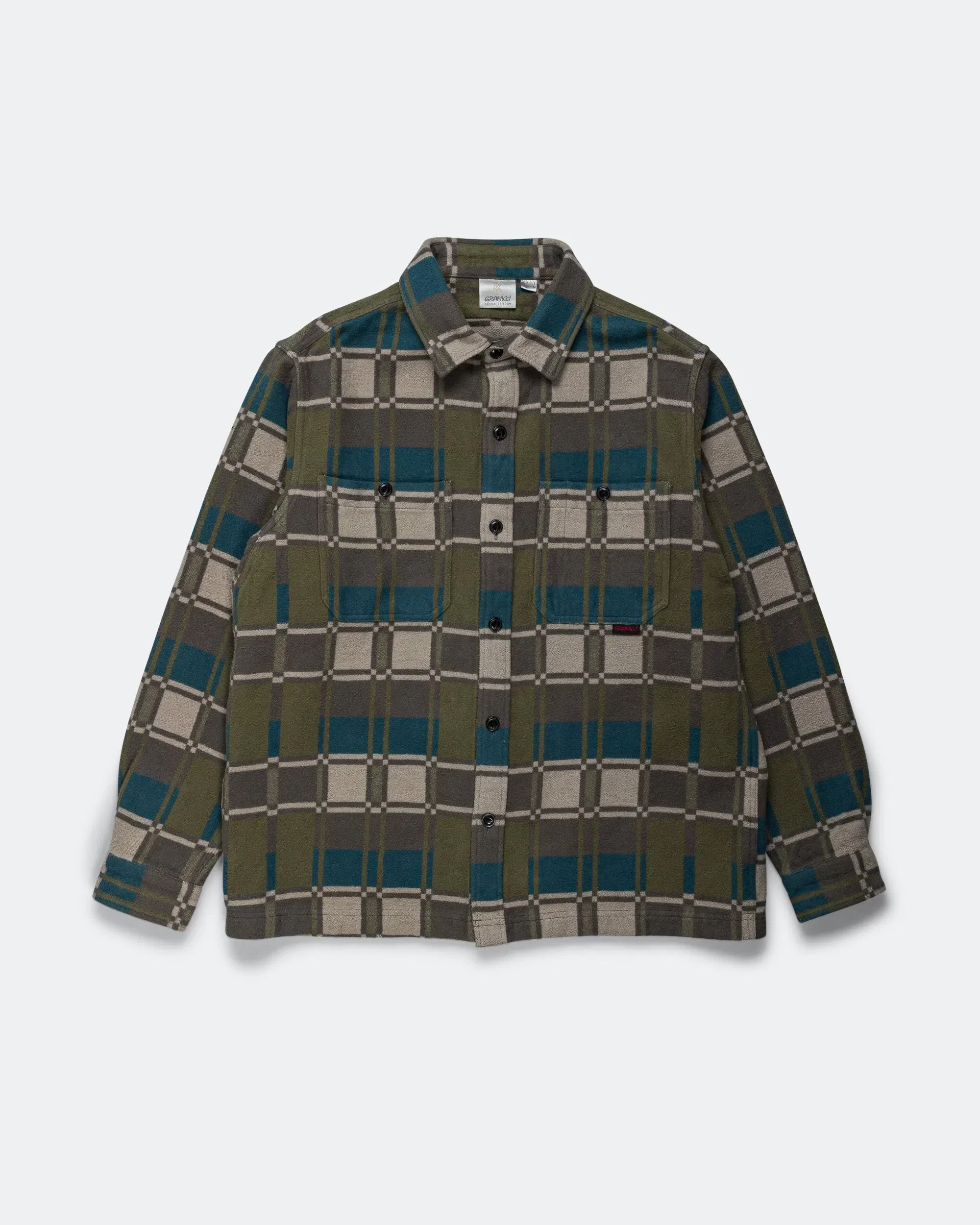 Gramicci Flannel Anthony Shirt - Silver Check