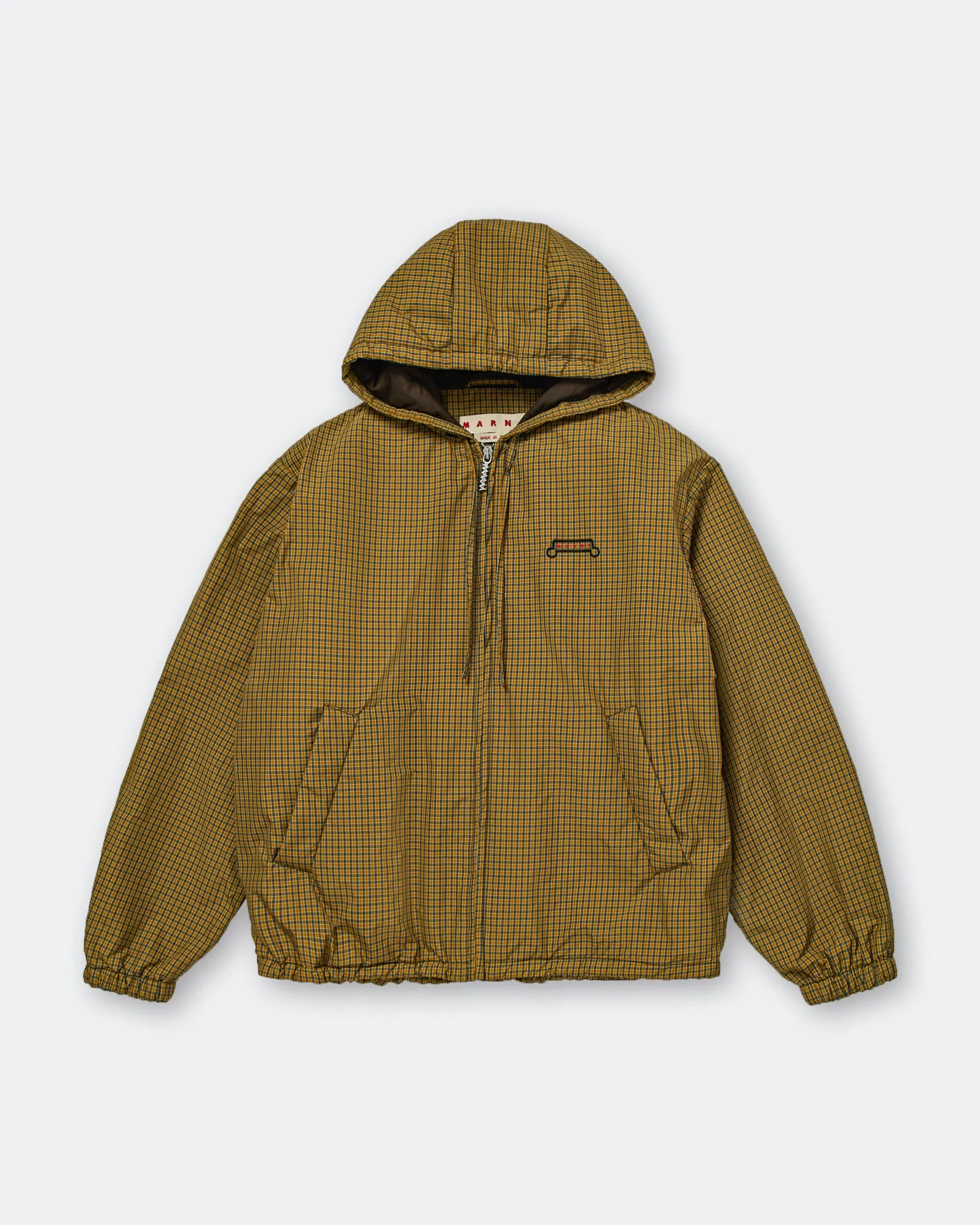 Marni Recycled Microcheck Nylon Jacket - Black