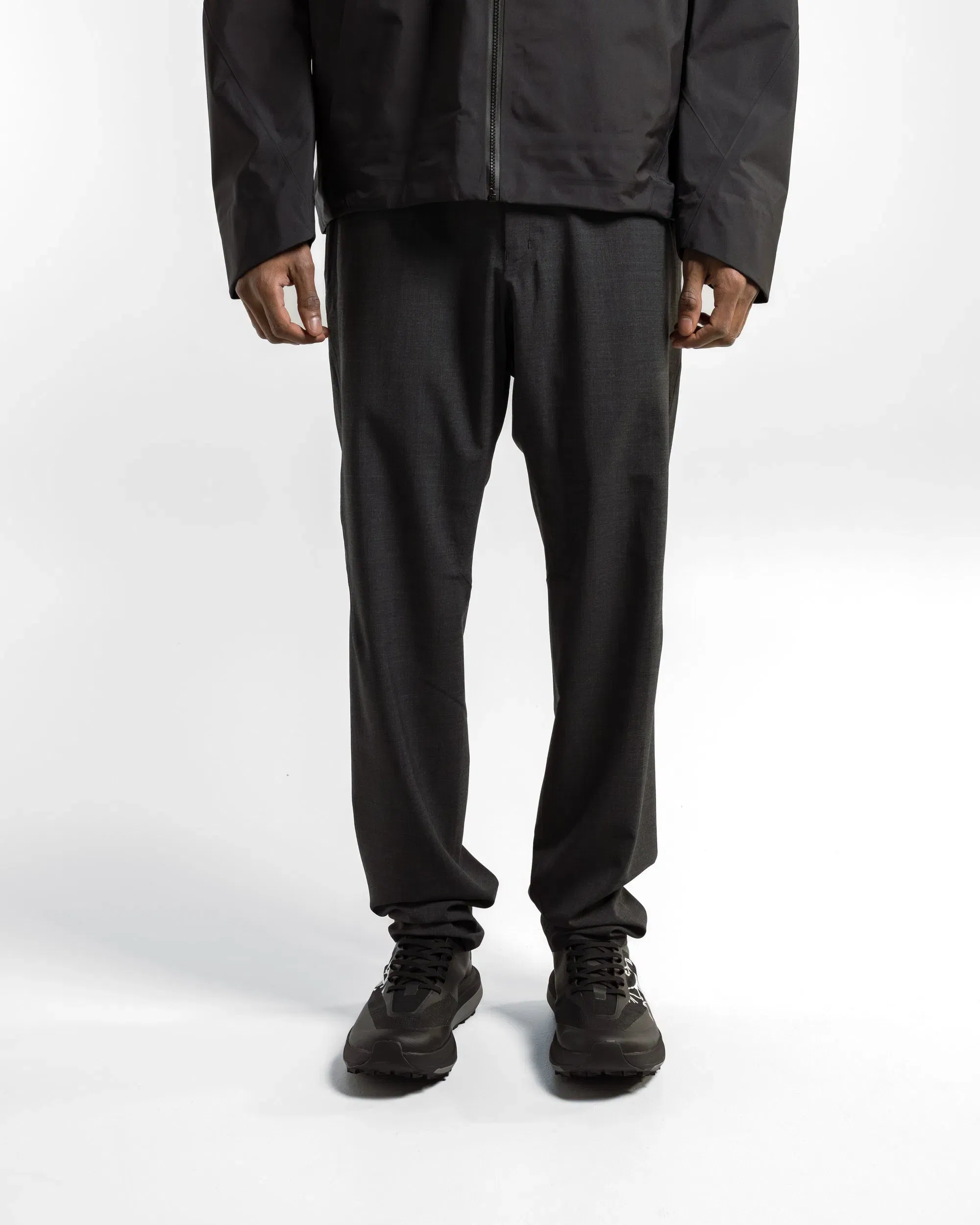 Veilance Convex Wool Pant - Black Heather