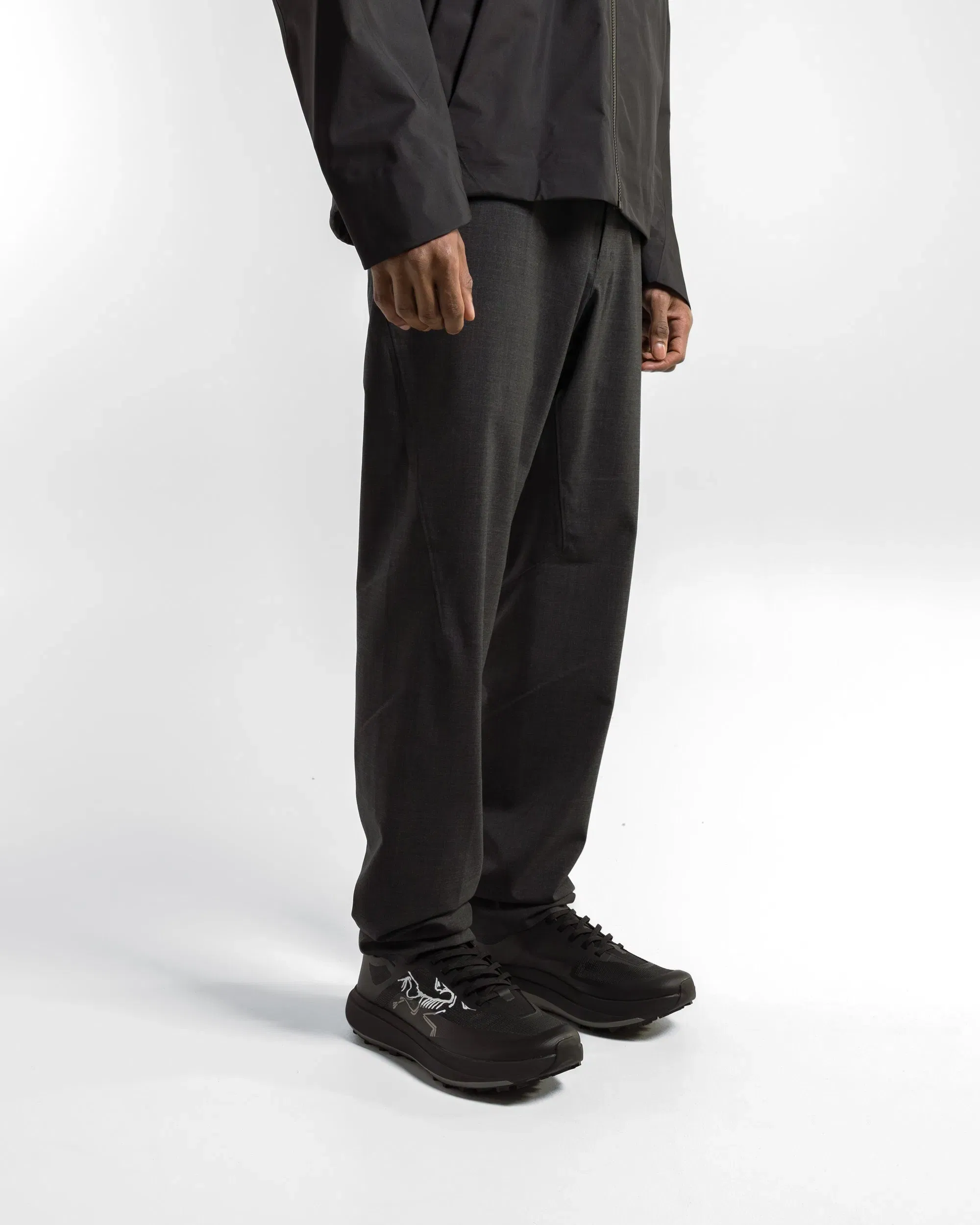 Veilance Convex Wool Pant - Black Heather