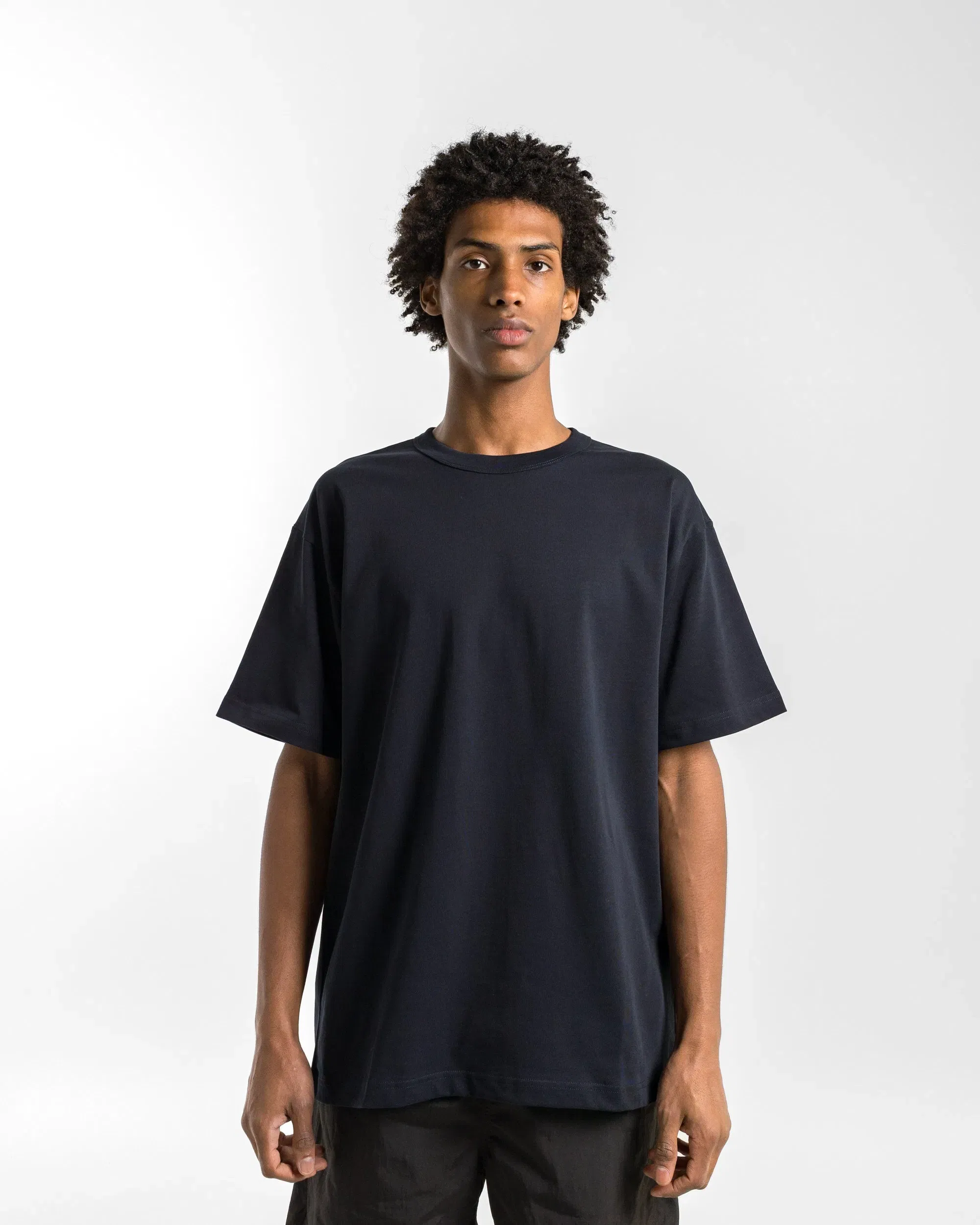Norse Projects Simon Organic Arch Print T-Shirt - Dark Navy