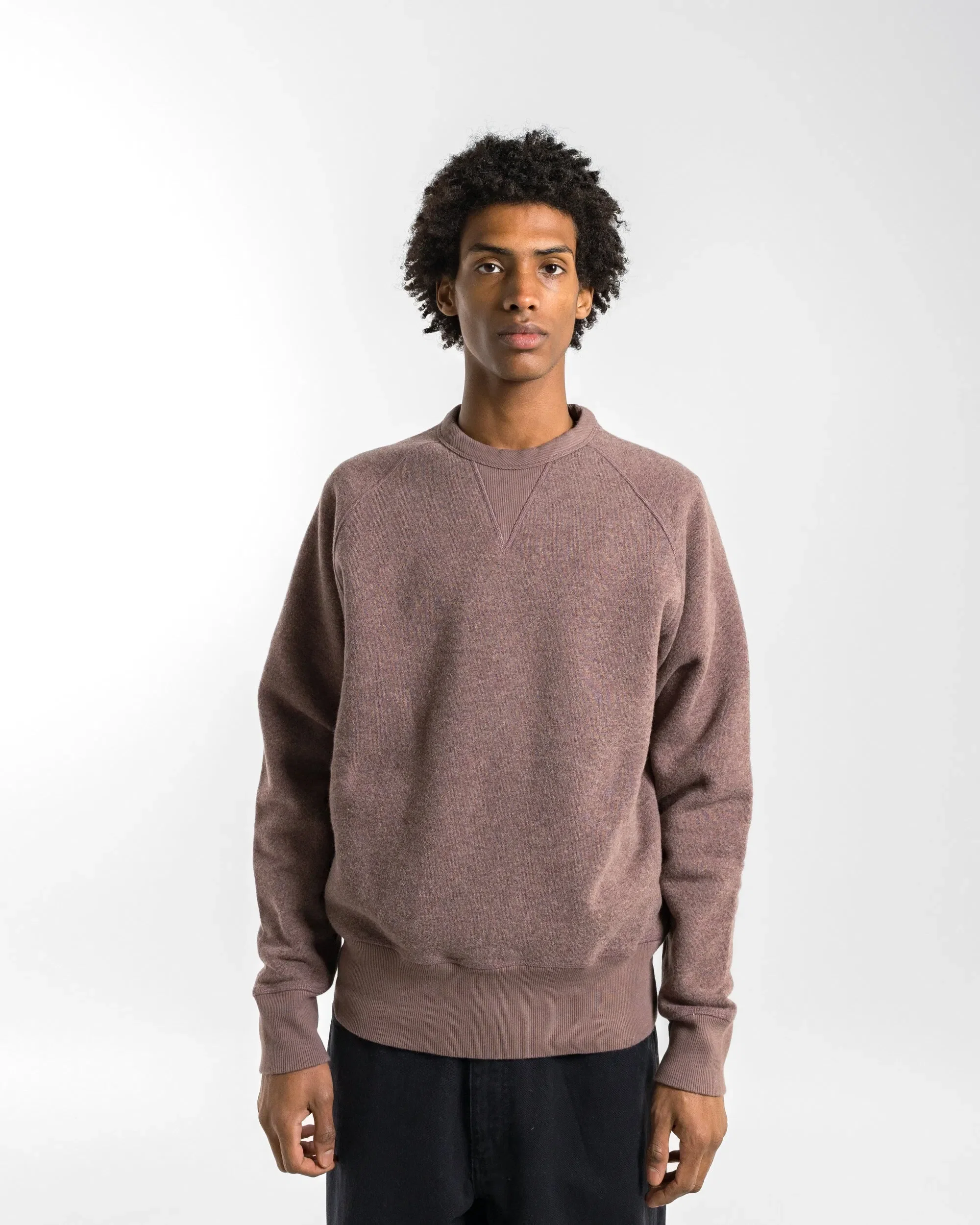 Norse Projects Marten Relaxed Cotton Wool Sweatshirt - Walnut