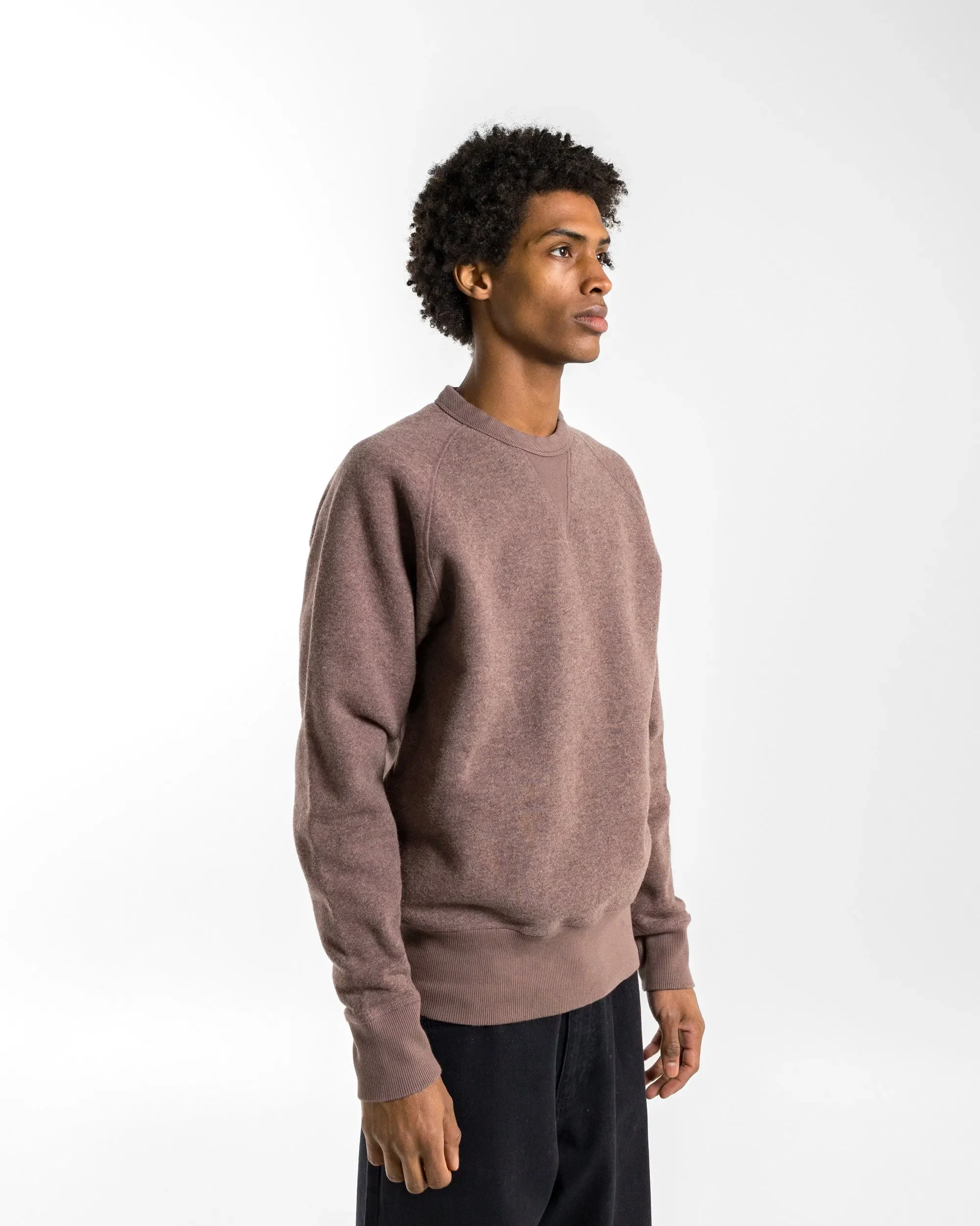 Norse Projects Marten Relaxed Cotton Wool Sweatshirt - Walnut