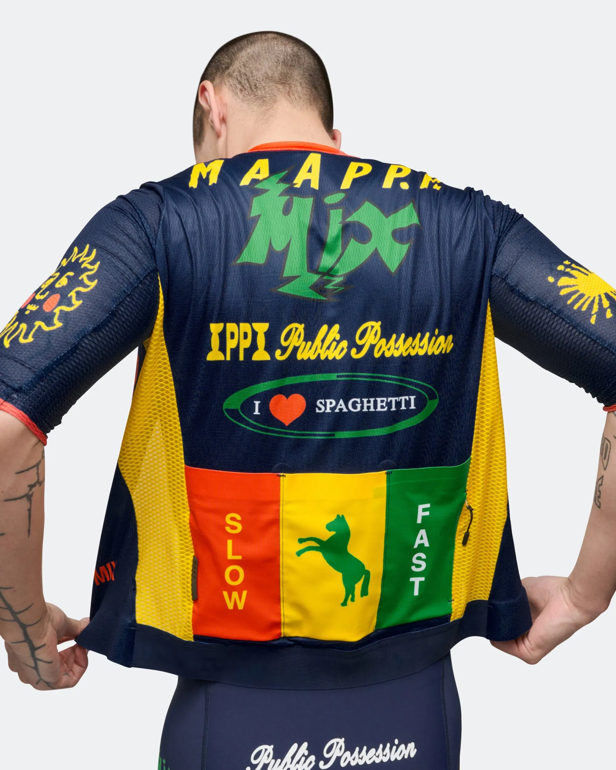MAAP Pro Air Jersey 3.0 x PUBLIC POSSESSION - Navy