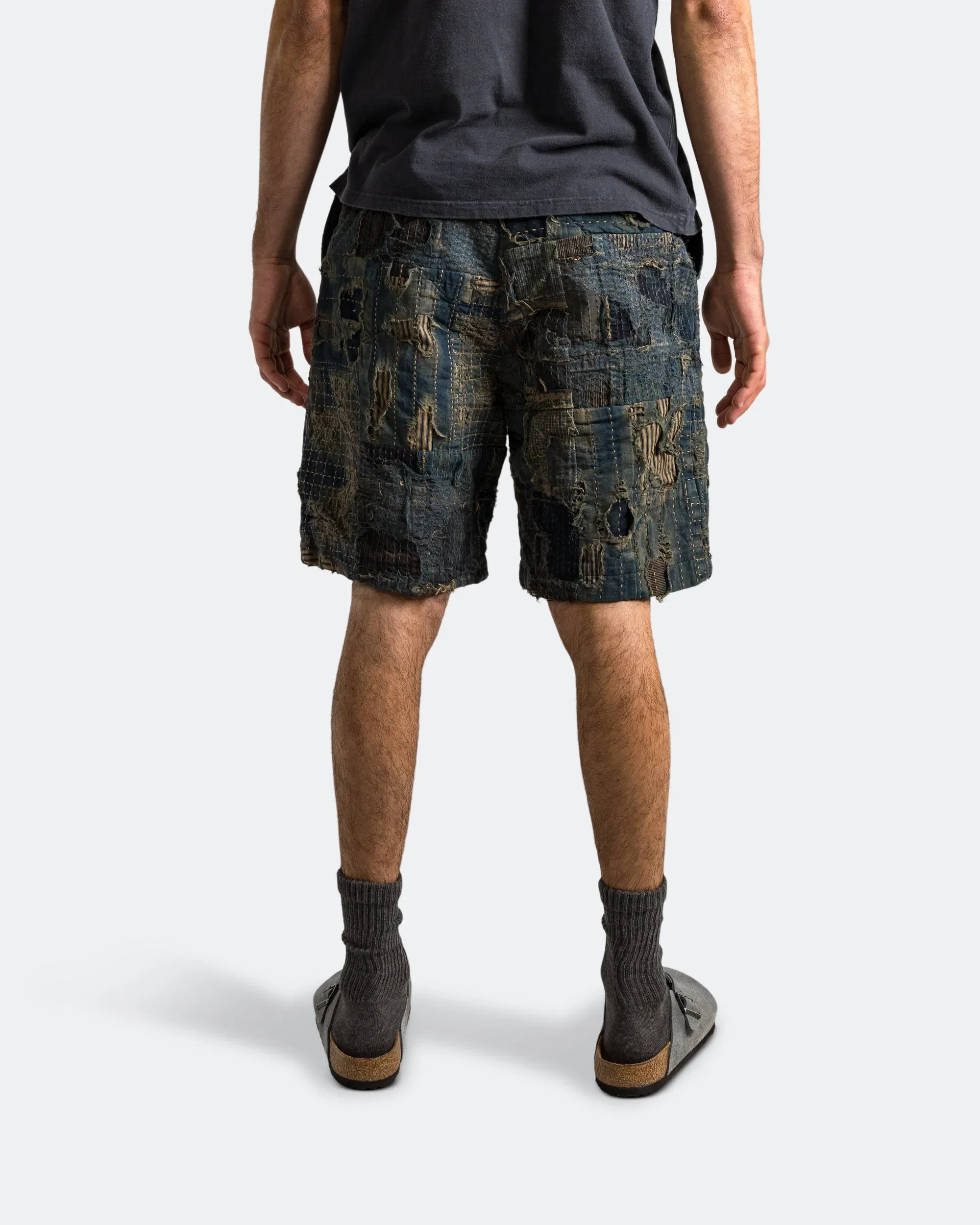 KAPITAL BORO IVY Short Pants - Indigo