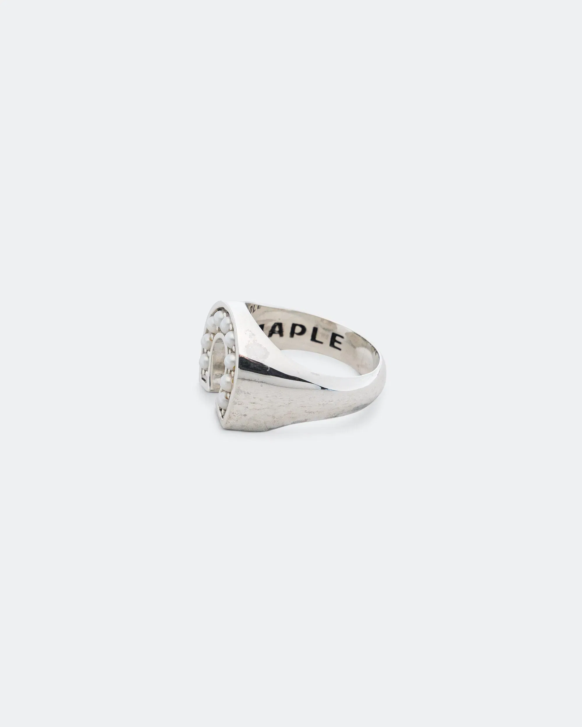 Maple Lucky Ring - 925 Silver/Mother of Pearl