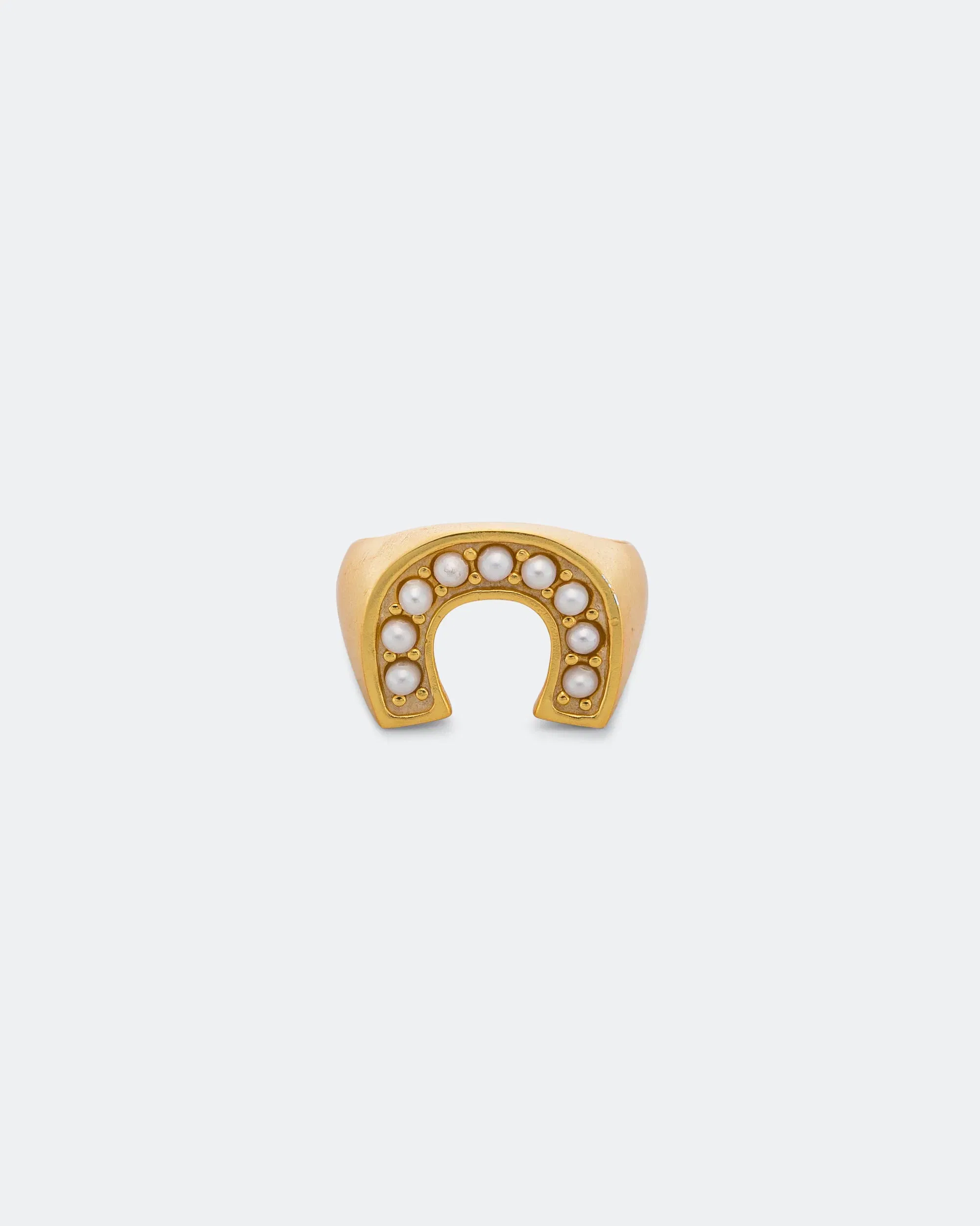 Maple Lucky Ring - 14K Gold/Mother of Pearl