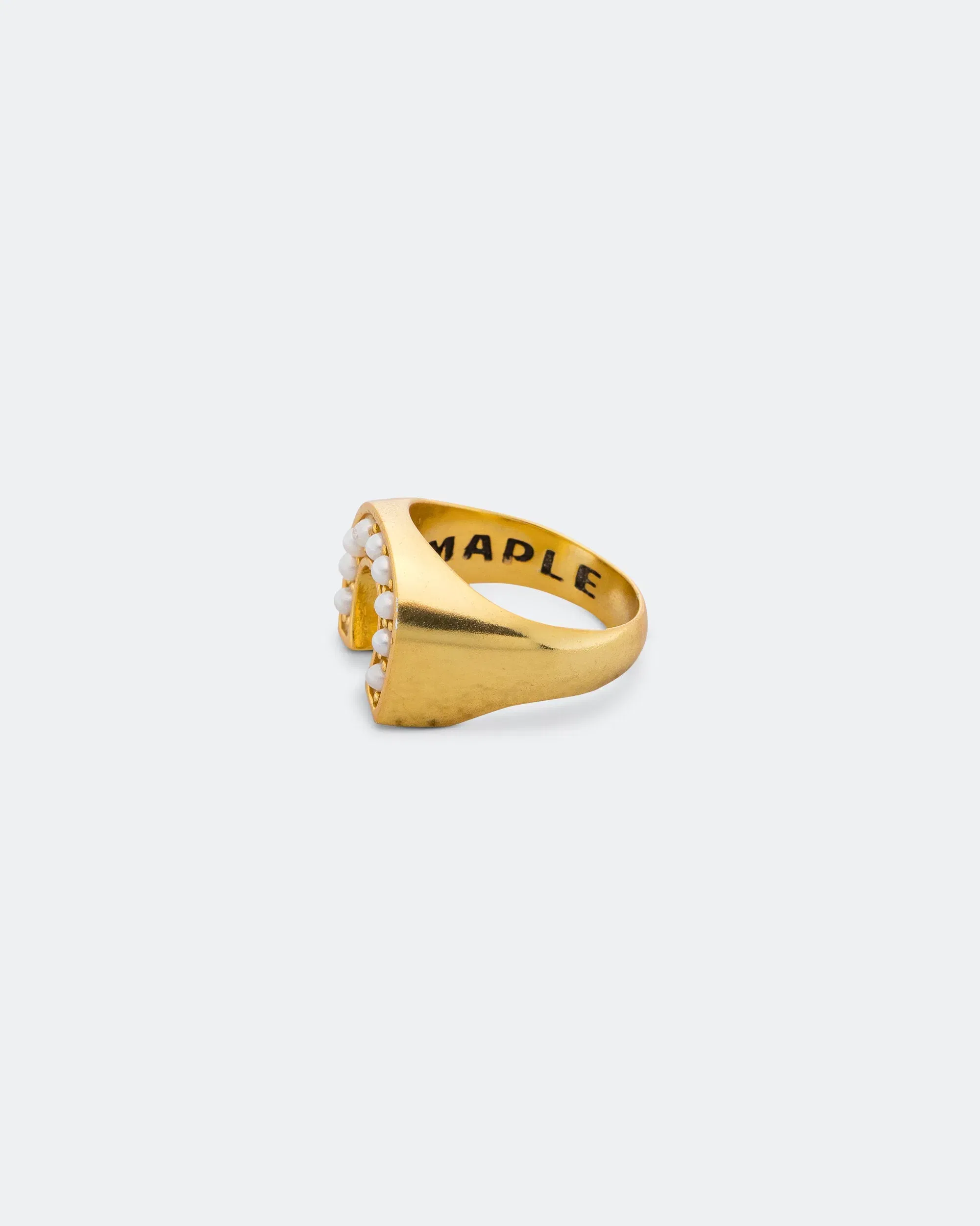 Maple Lucky Ring - 14K Gold/Mother of Pearl