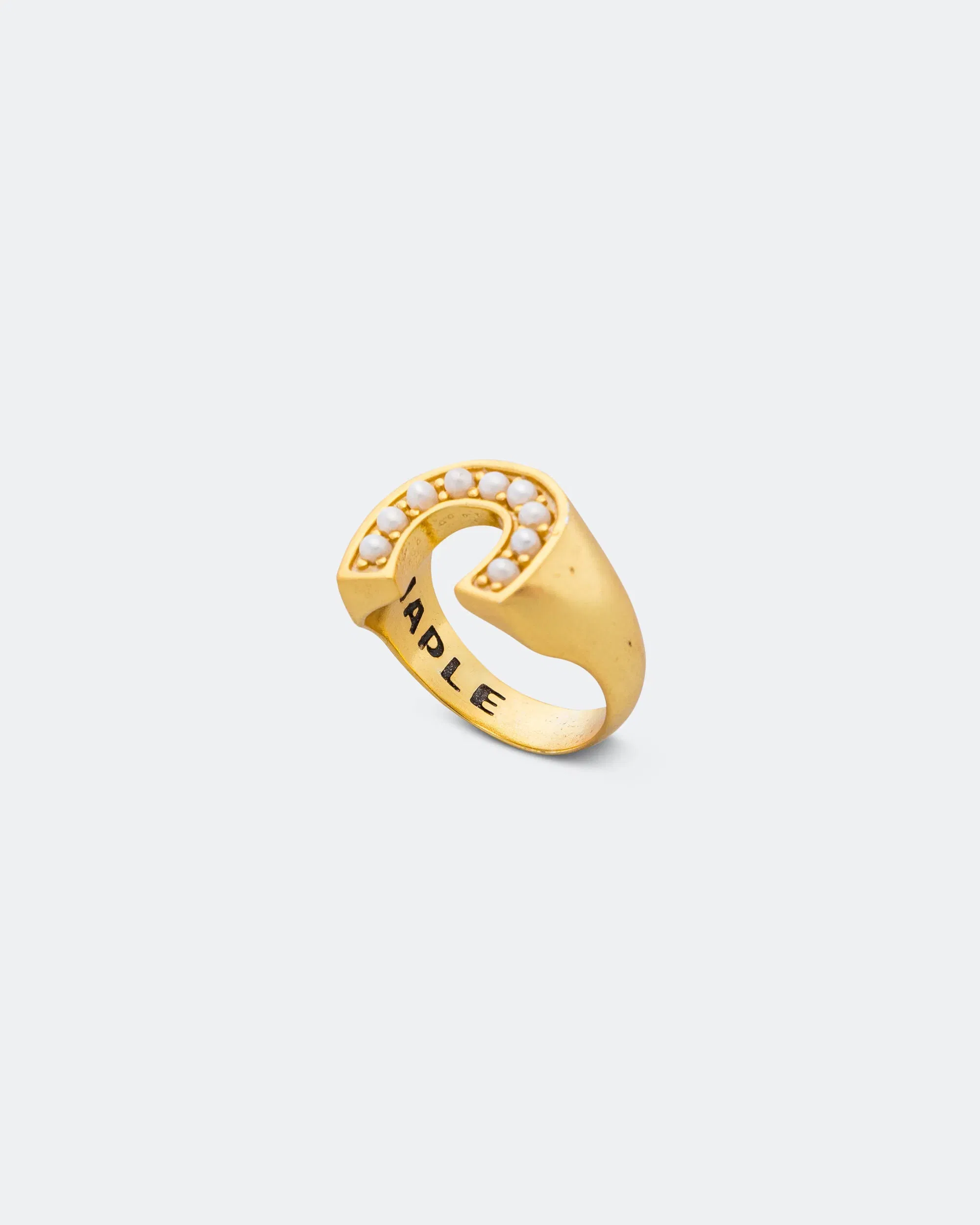 Maple Lucky Ring - 14K Gold/Mother of Pearl
