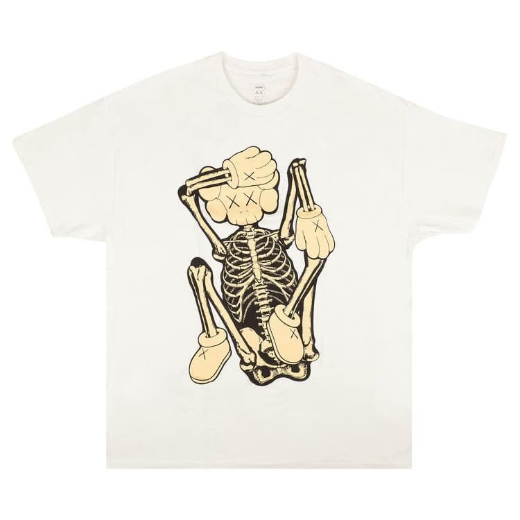 Kaws Skeleton New Fiction T-Shirt