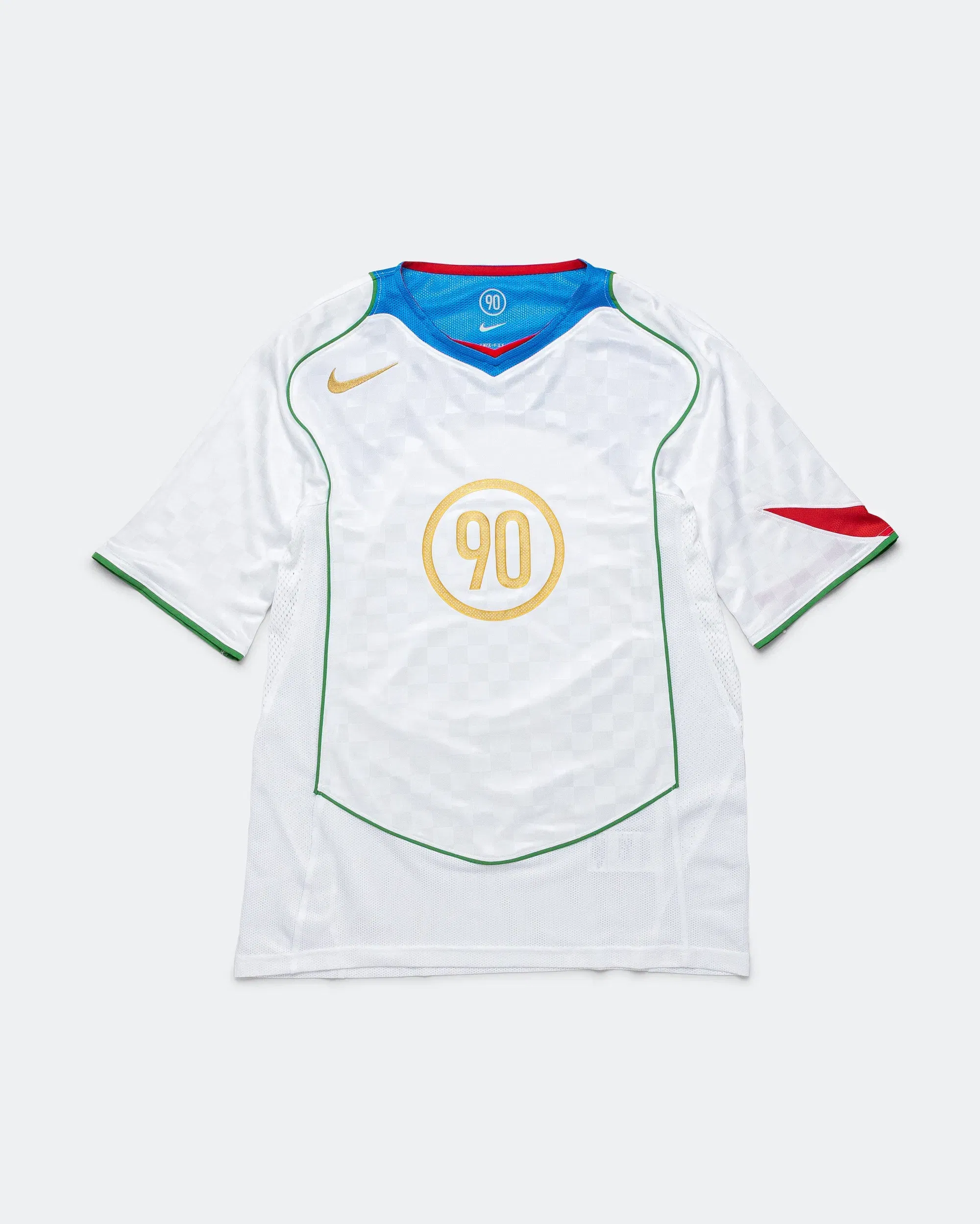 Nike DRI-FIT T90 Energy Jersey - White/Blue-Red