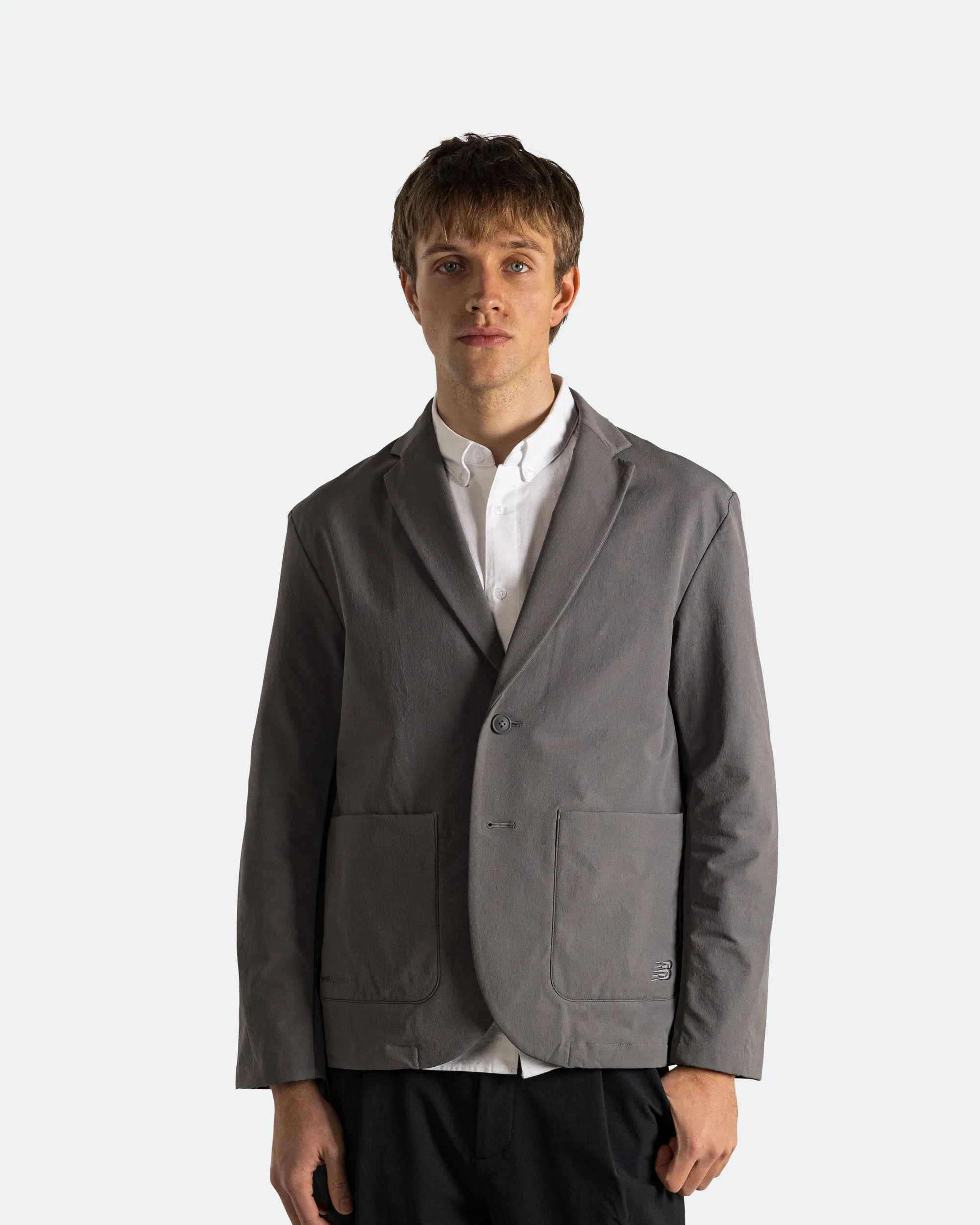 New Balance Single Jacket - Grey