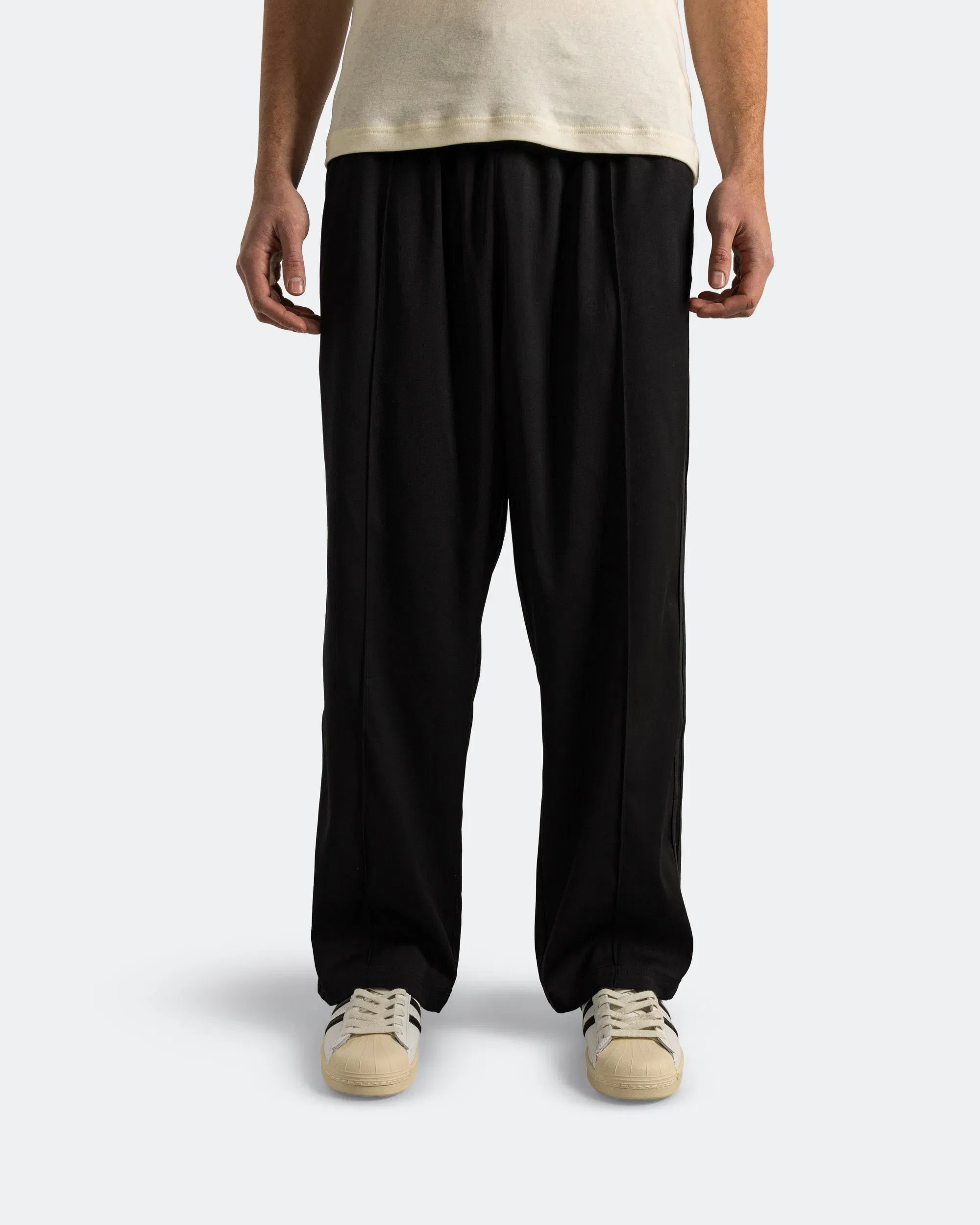 adidas Baggy Track Pant - Black/Black