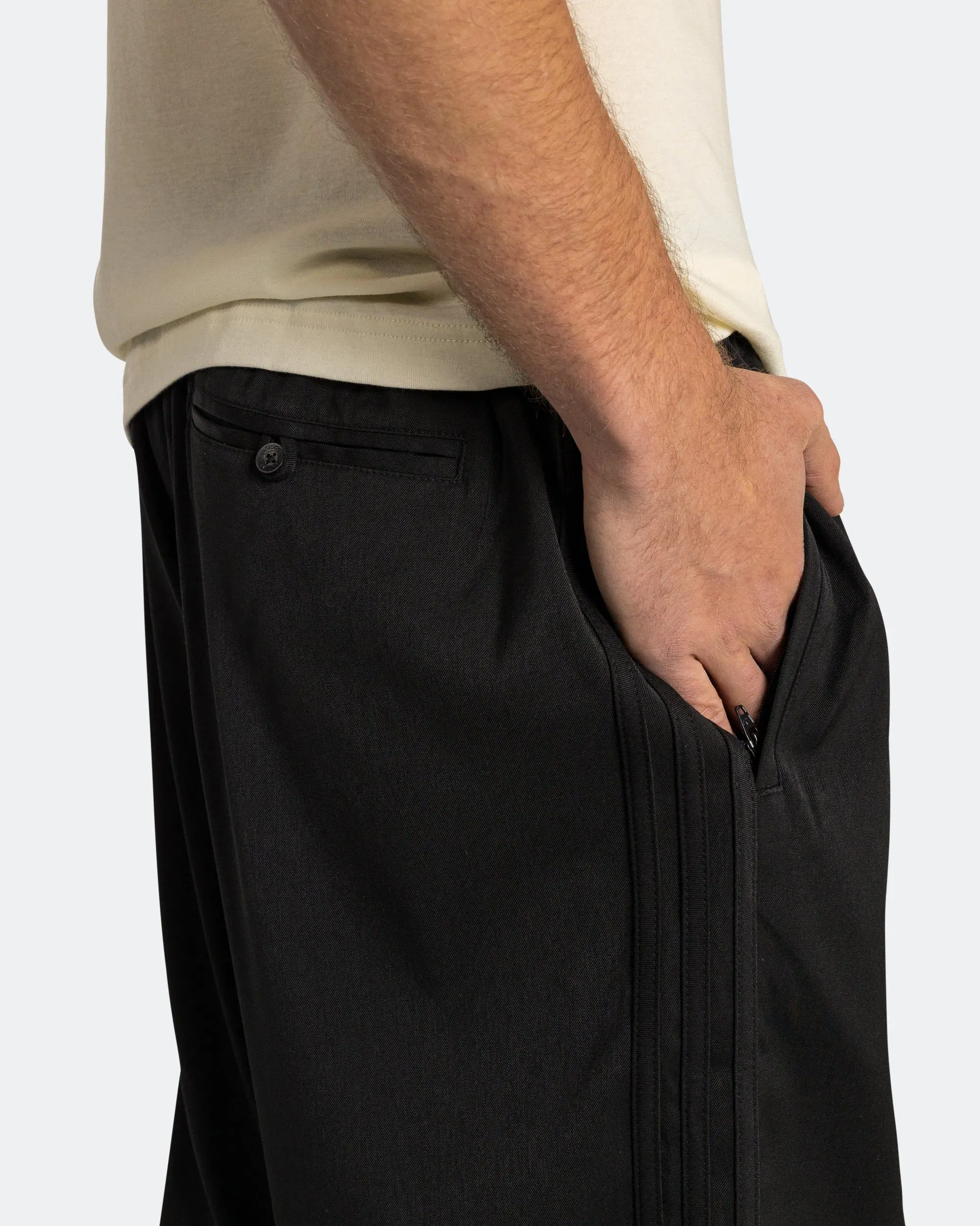 adidas Baggy Track Pant - Black/Black