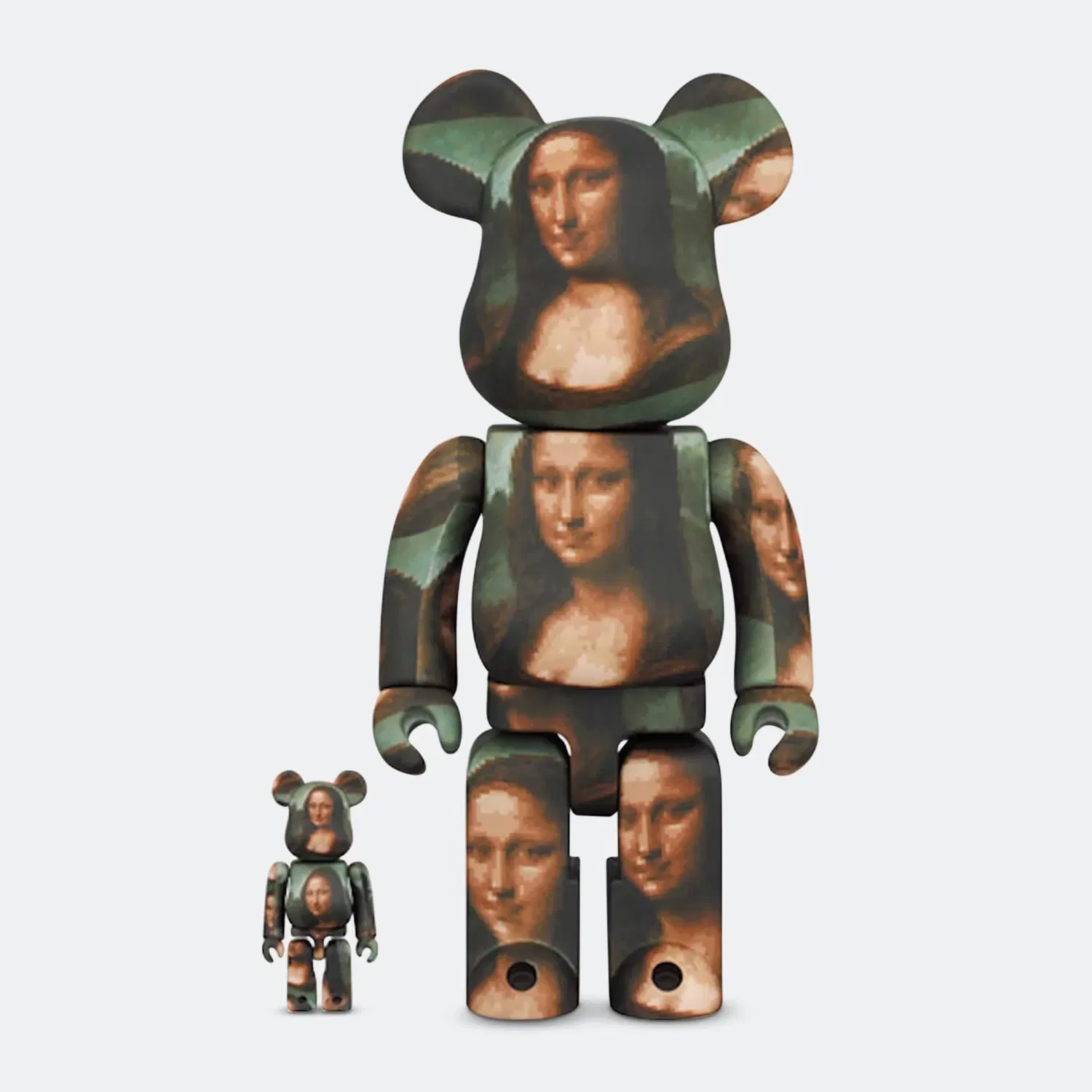 MEDICOM TOY Bearbrick 400% Set - Mona Lisa Overdrive
