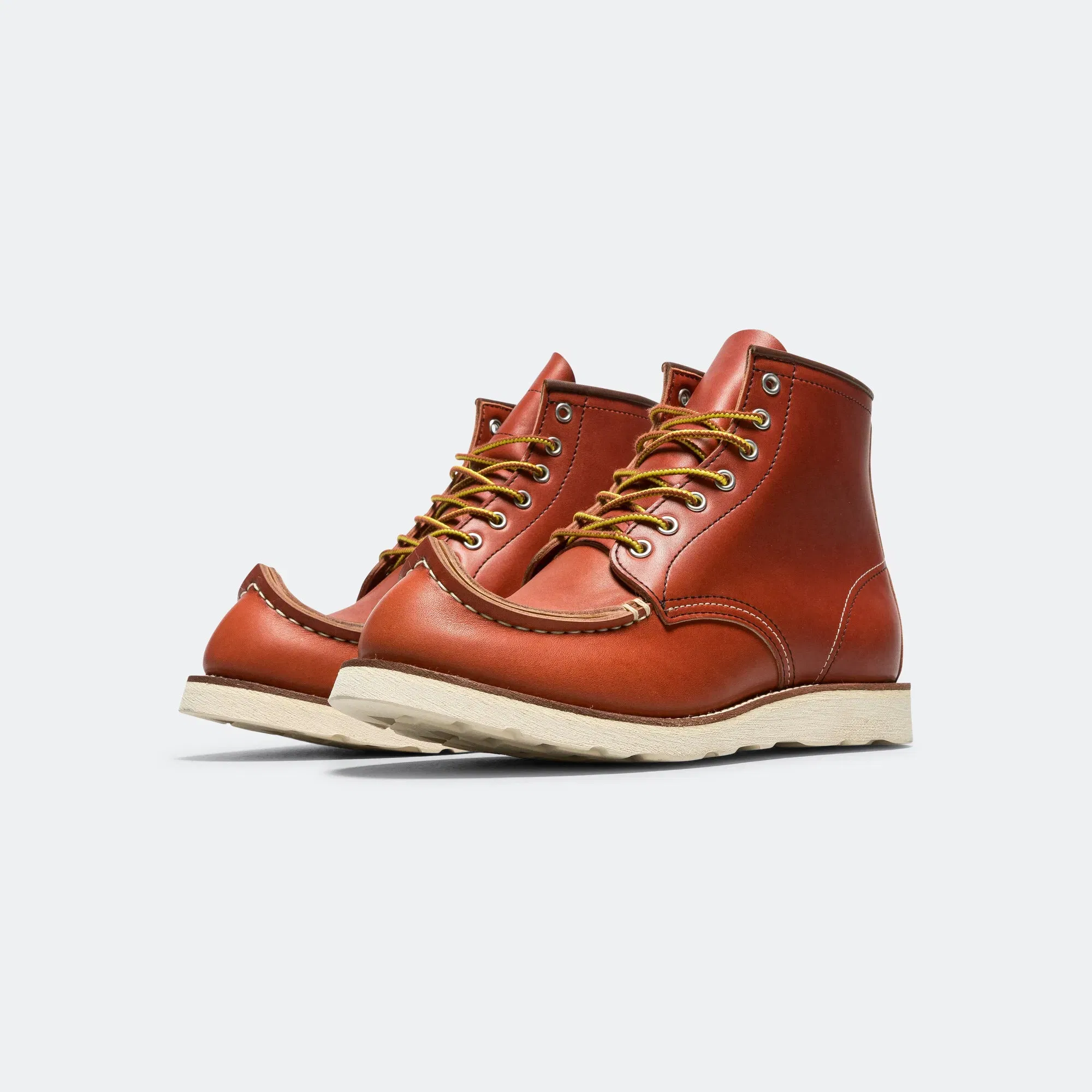 KAPITAL Leather TIBETAN Work Boots - RedBrown