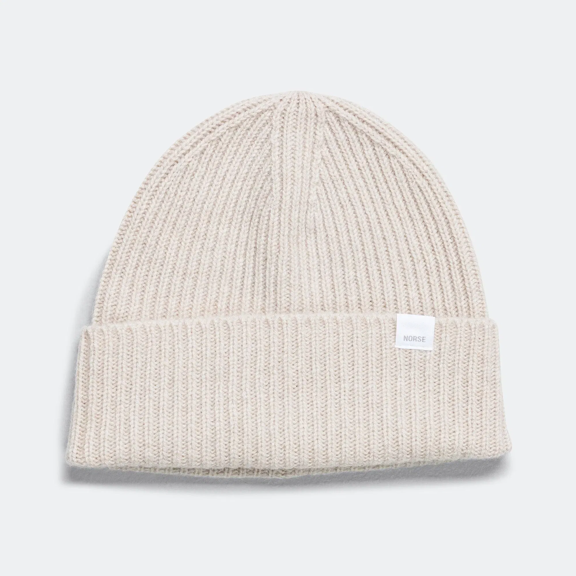 Norse Projects Standard Merino Lambswool Beanie - Oatmeal
