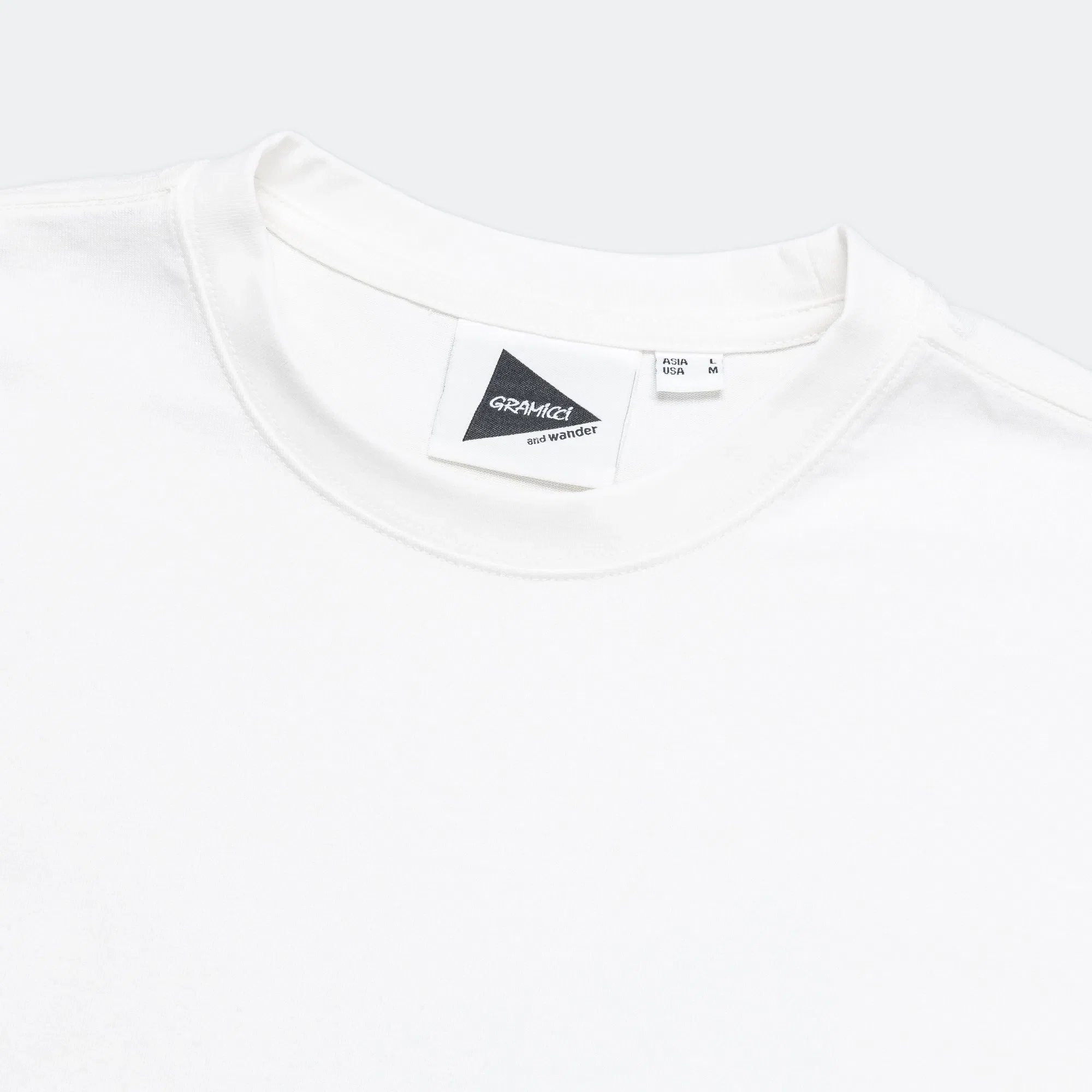 Gramicci Backprint L/S Tee x and wander - White