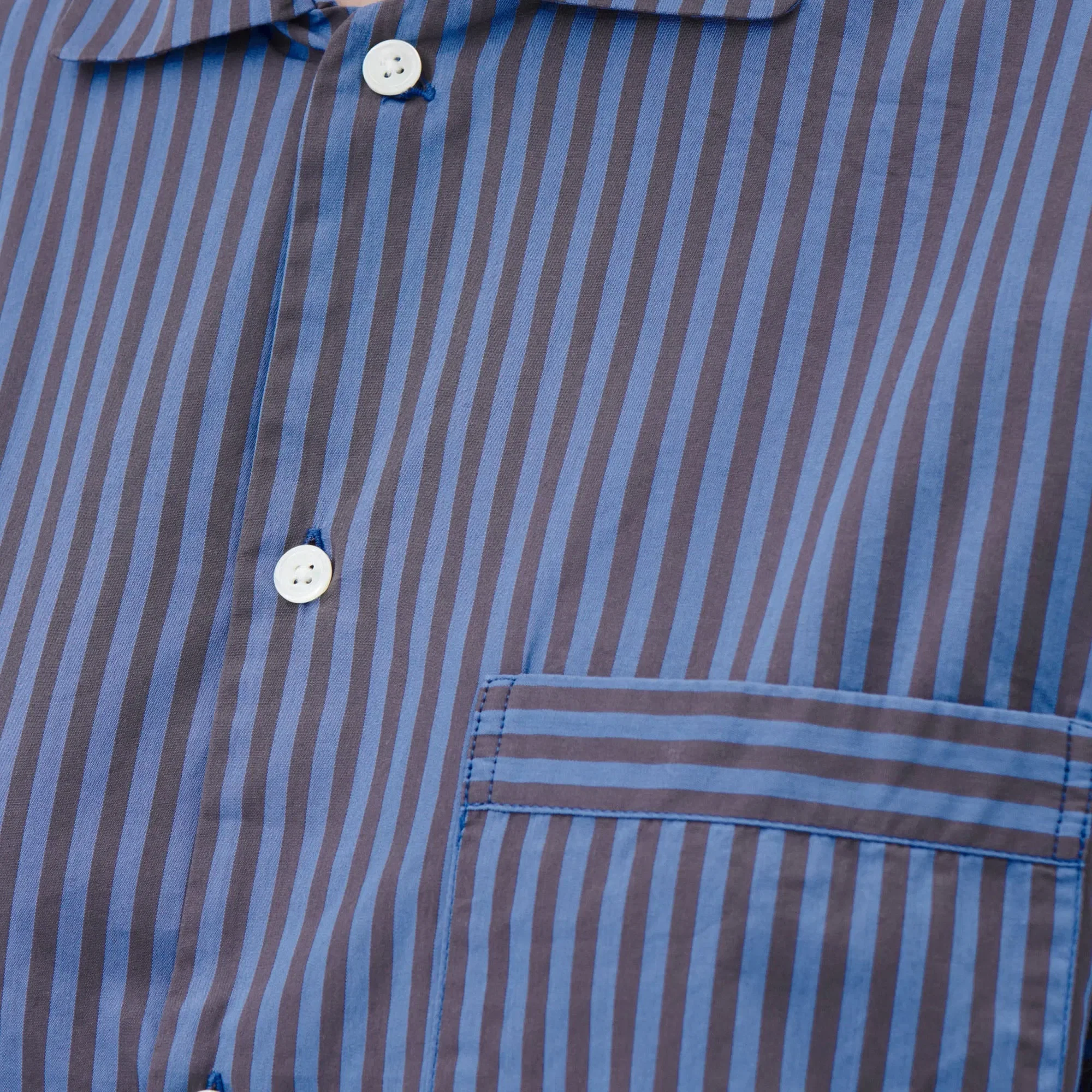 TEKLA Pyjama Shirt - Verneuil Cotton Poplin