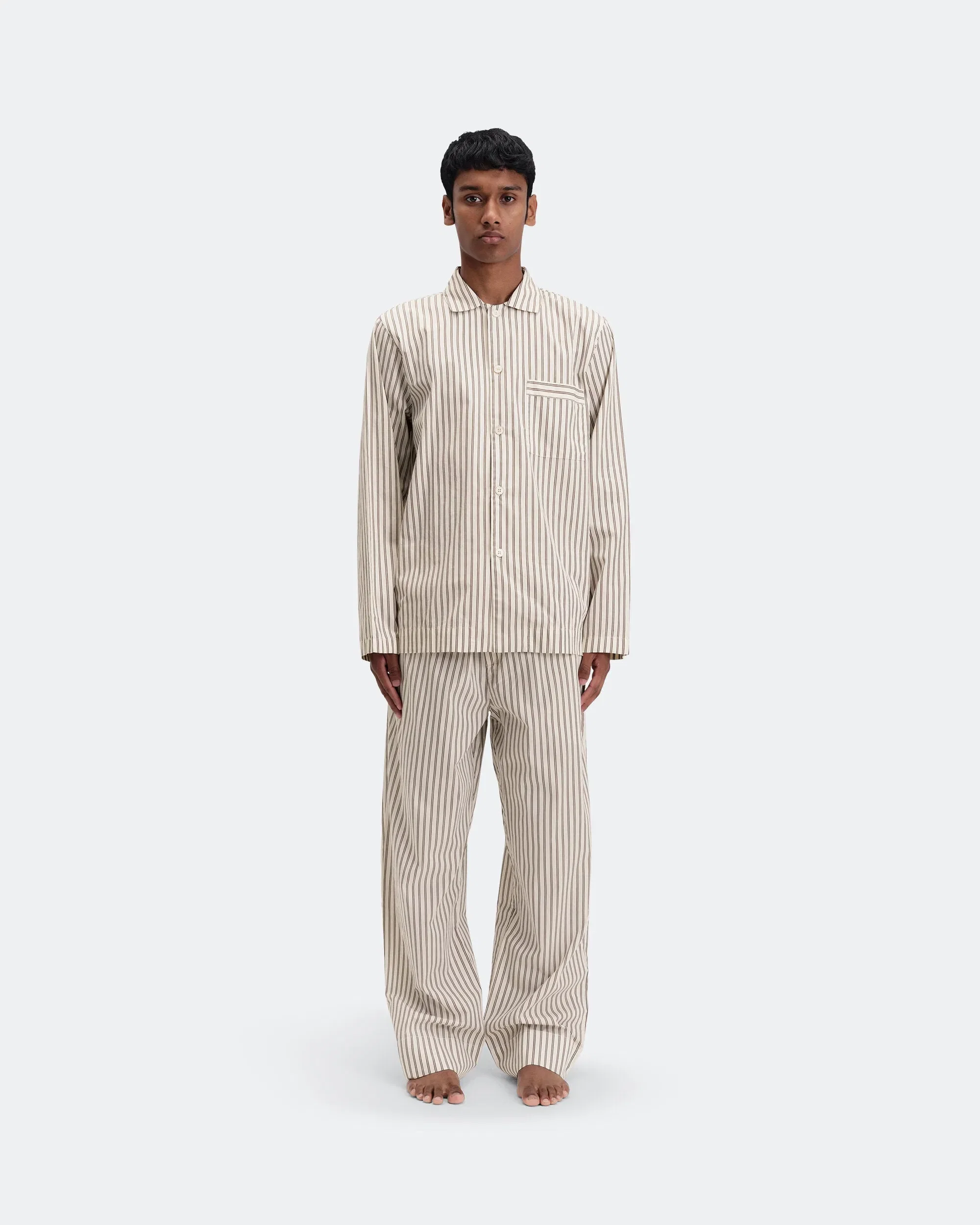 TEKLA Pyjama Pants - Hopper Stripes Cotton Poplin