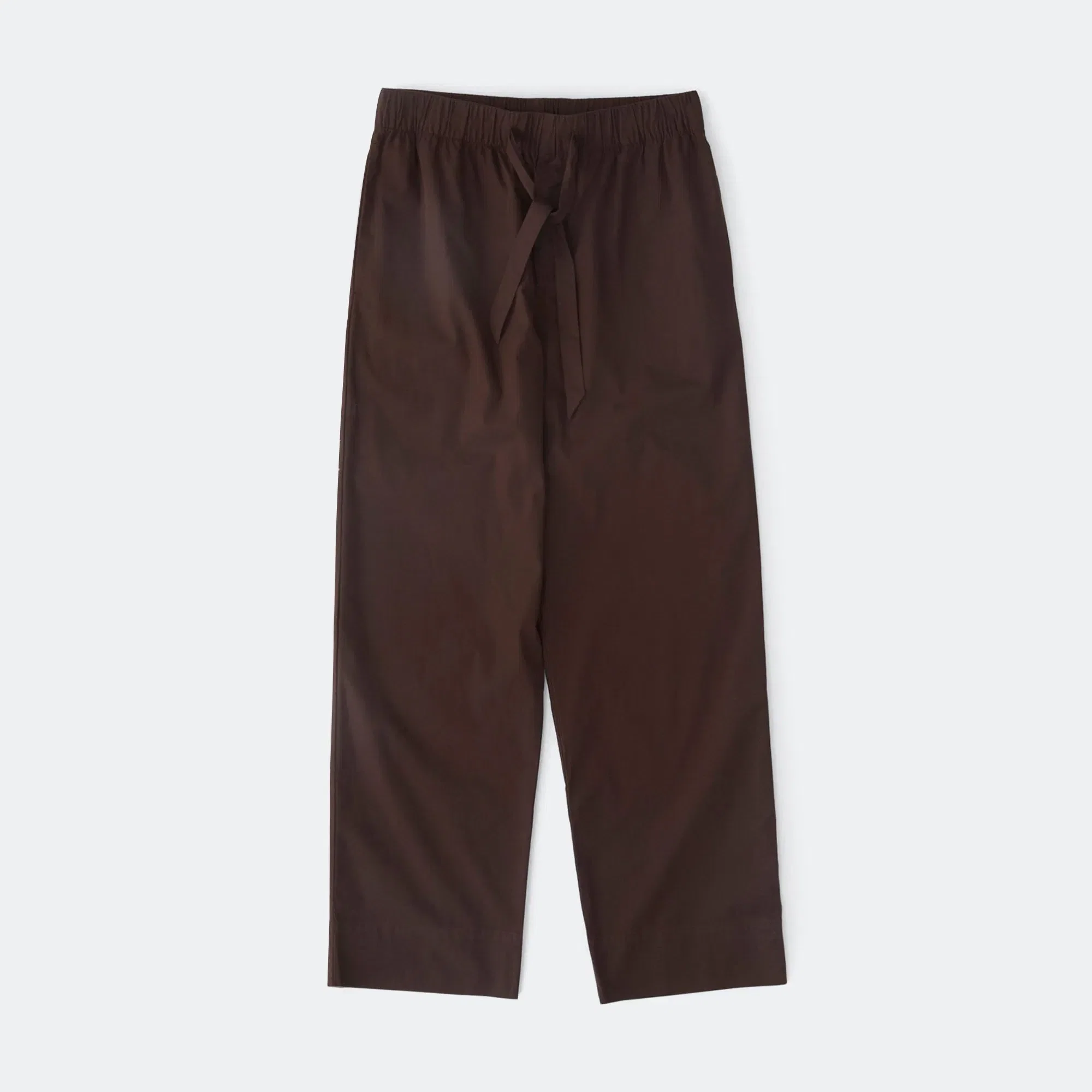 TEKLA Pyjama Pants - Coffee Cotton Poplin