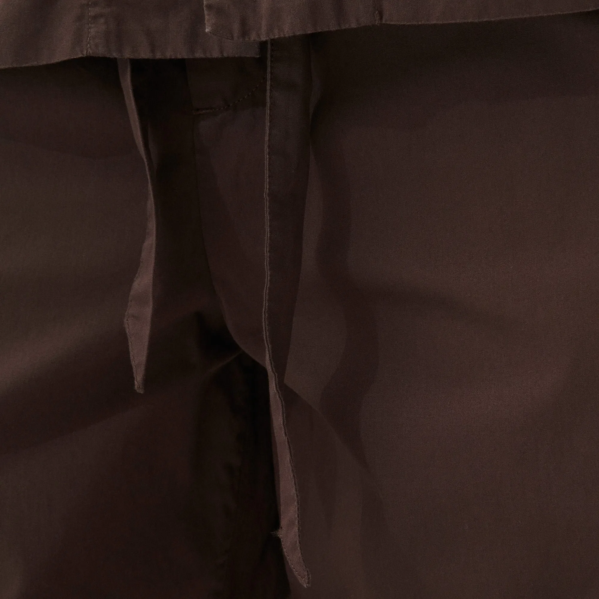 TEKLA Pyjama Pants - Coffee Cotton Poplin