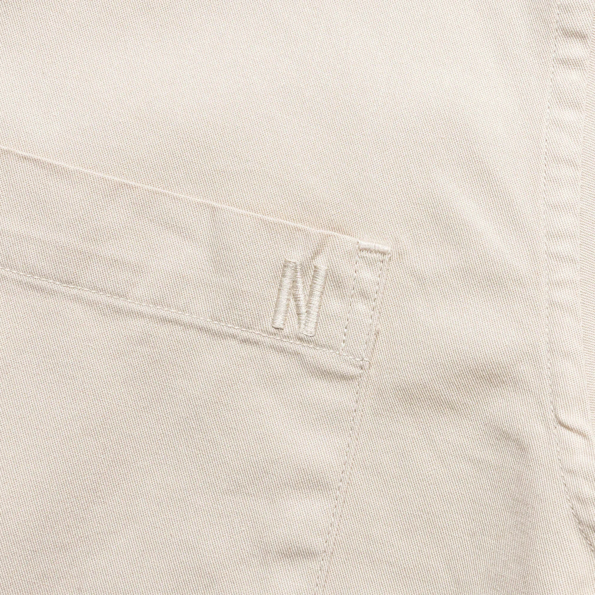 Norse Projects Osvald BD Twill Shirt - Oatmeal