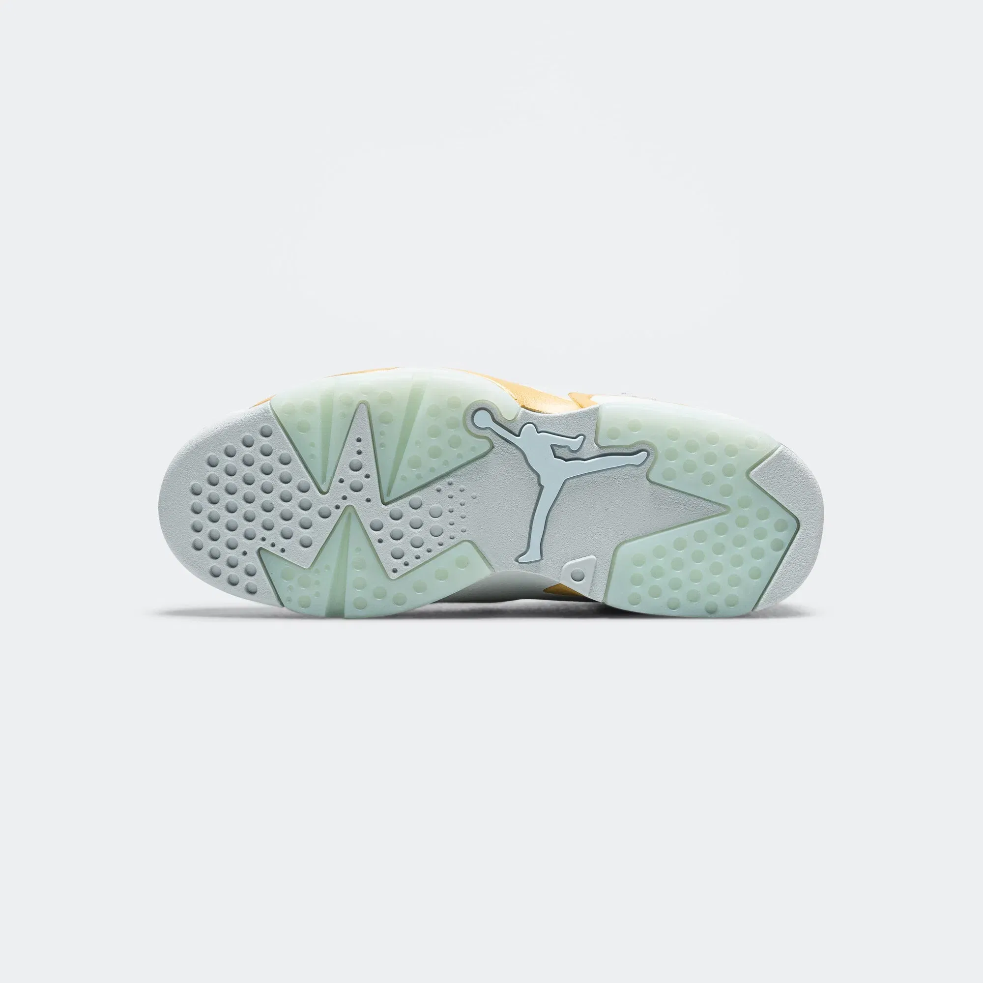 Air Jordan Womens Air Jordan 6 Retro - Pure Platinum/Glacier Blue-Metallic Gold