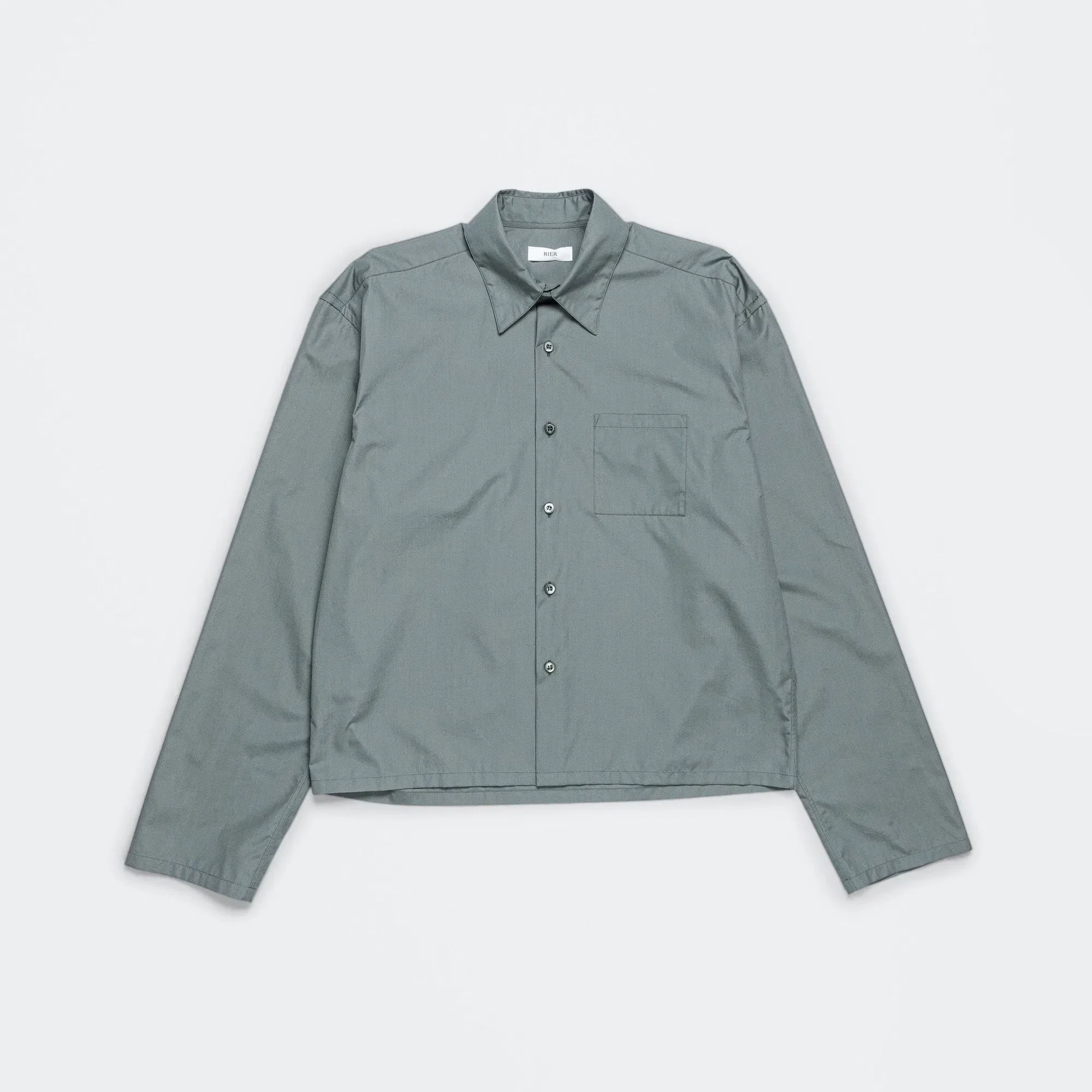 Rier Popeline Shirt - Verdigris