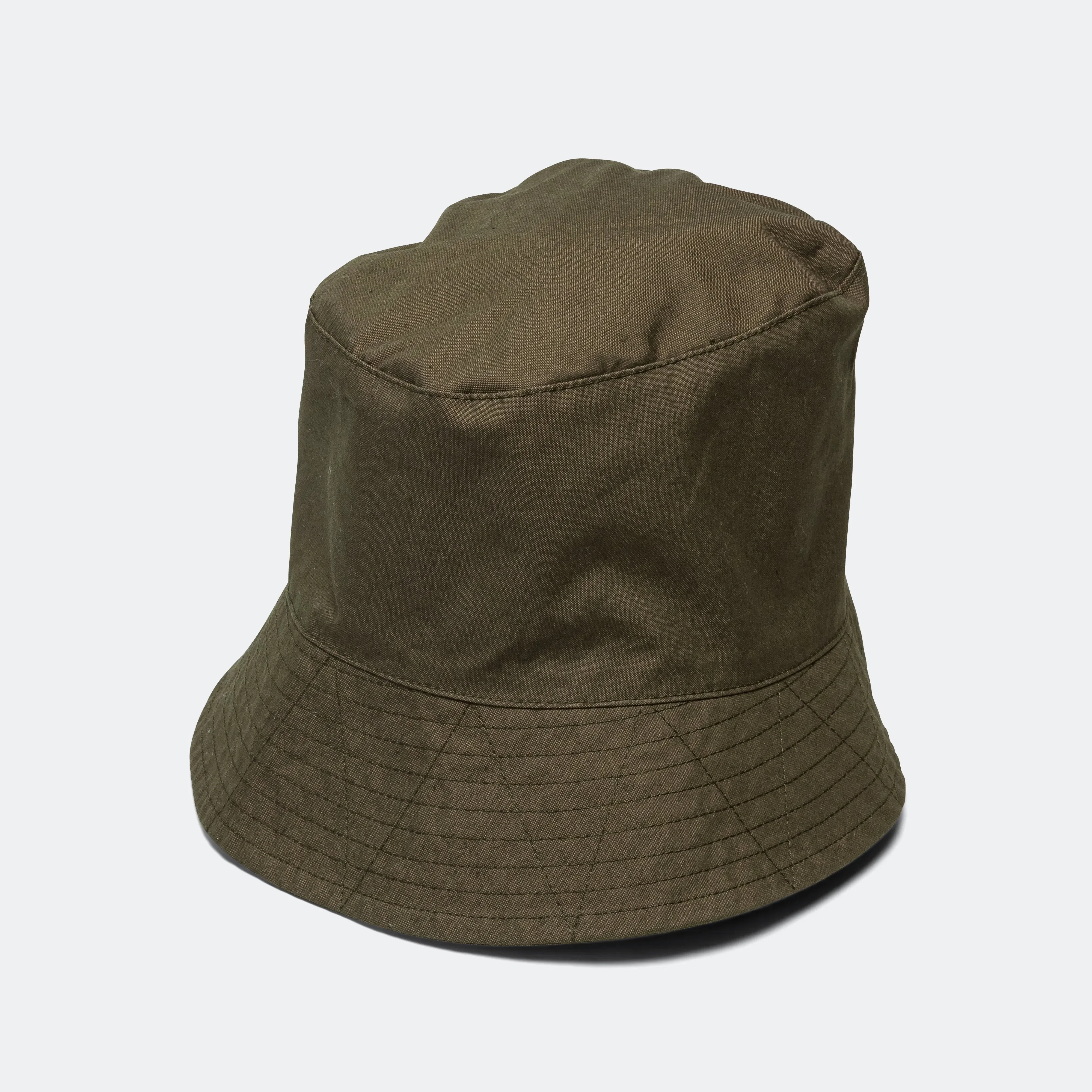 Engineered Garments Bucket Hat - Olive CP Weather Poplin