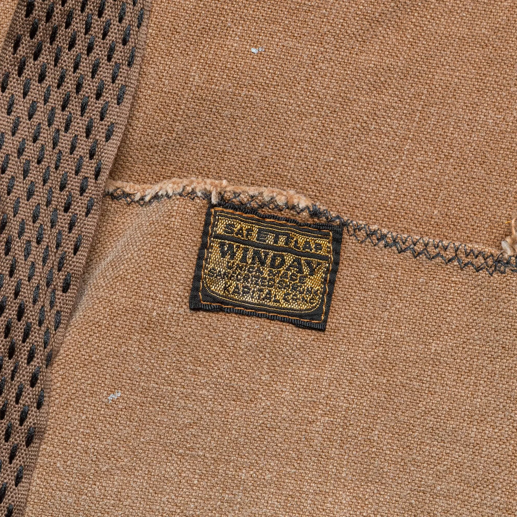 KAPITAL Canvas W-Knee EASY Baggy Pants (FARMER Remake) - Gold