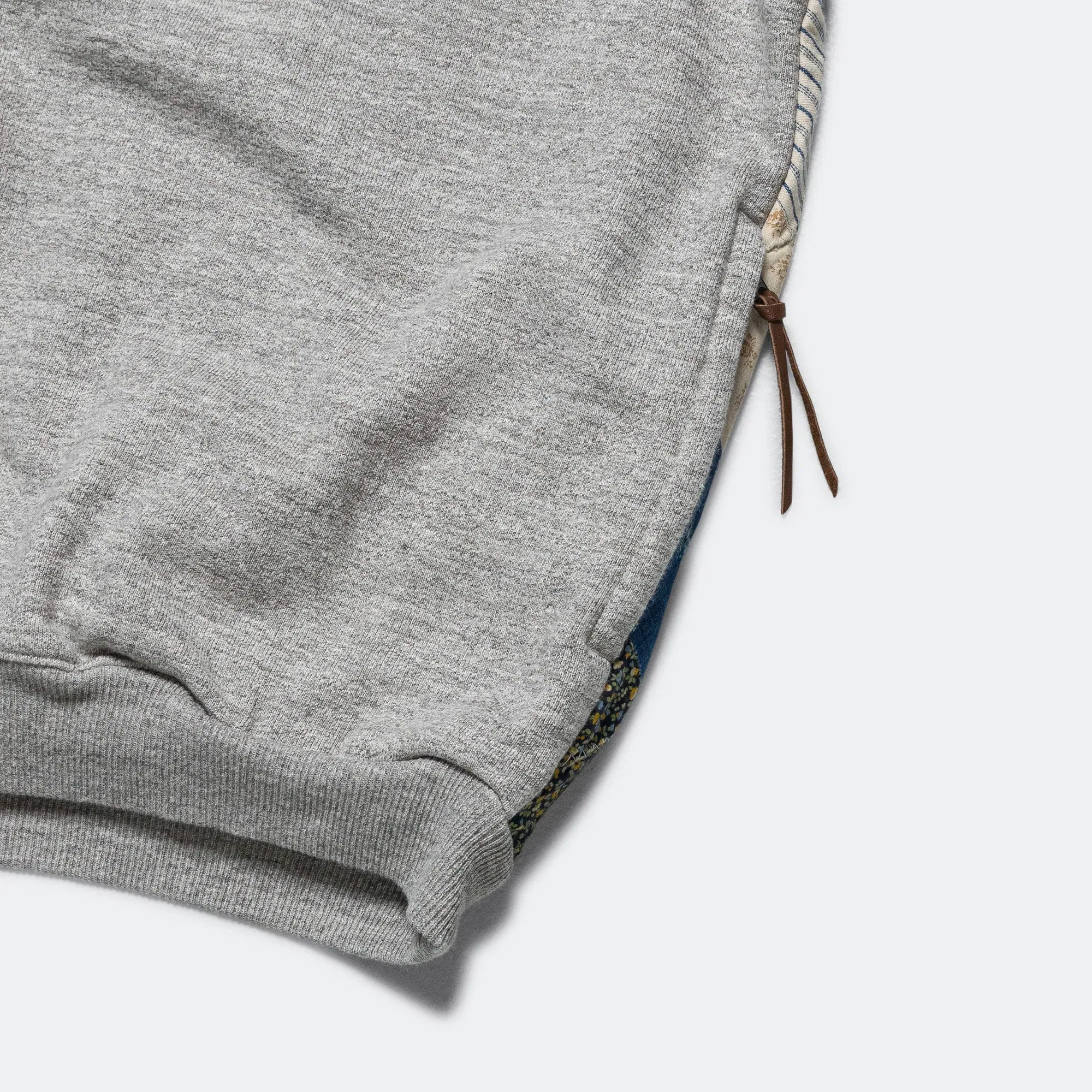 KAPITAL TOP SWT Knit x YABANE Quilt 2 TONES BIG Vest - Grey/IDG