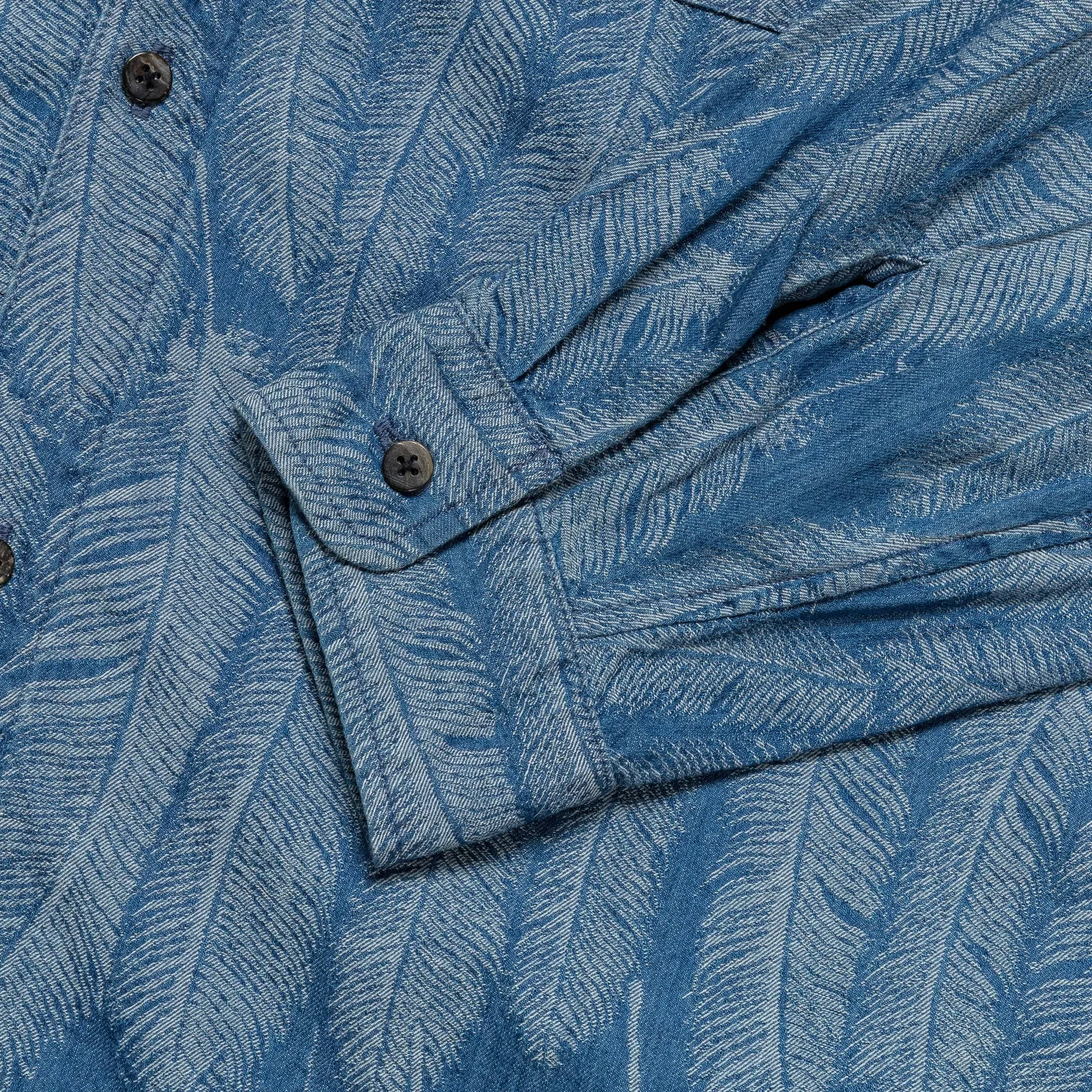 KAPITAL 5oz MAGPIE Denim Standard Shirt - Light