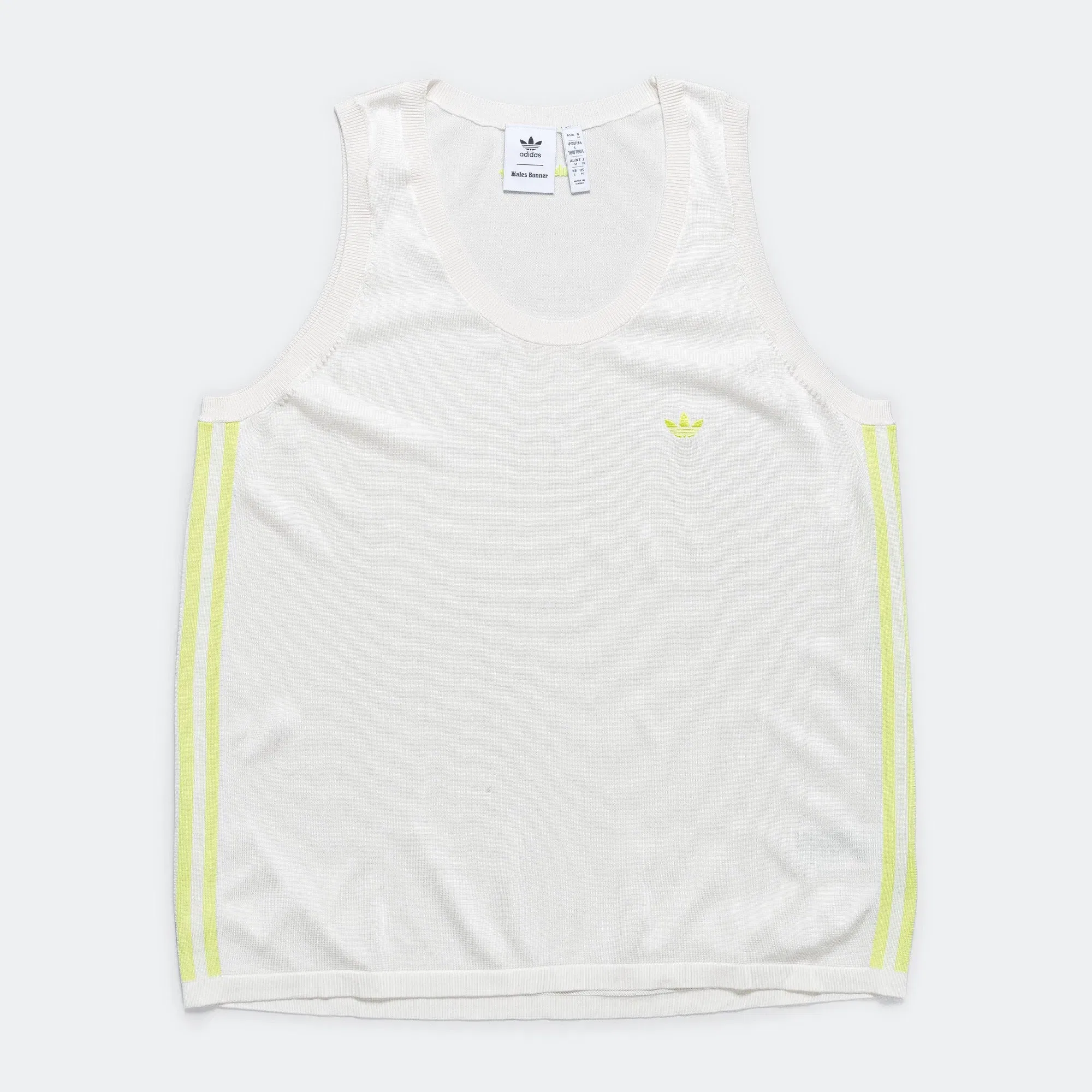 adidas Knit Vest x Wales Bonner - Core White/Frozen Yellow