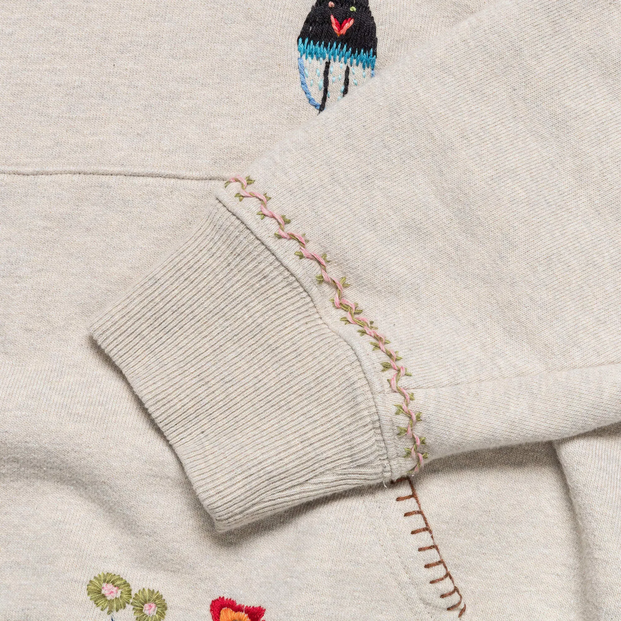 KAPITAL TOP SWT Knit Hoodie (MAGPIE) - Ecru