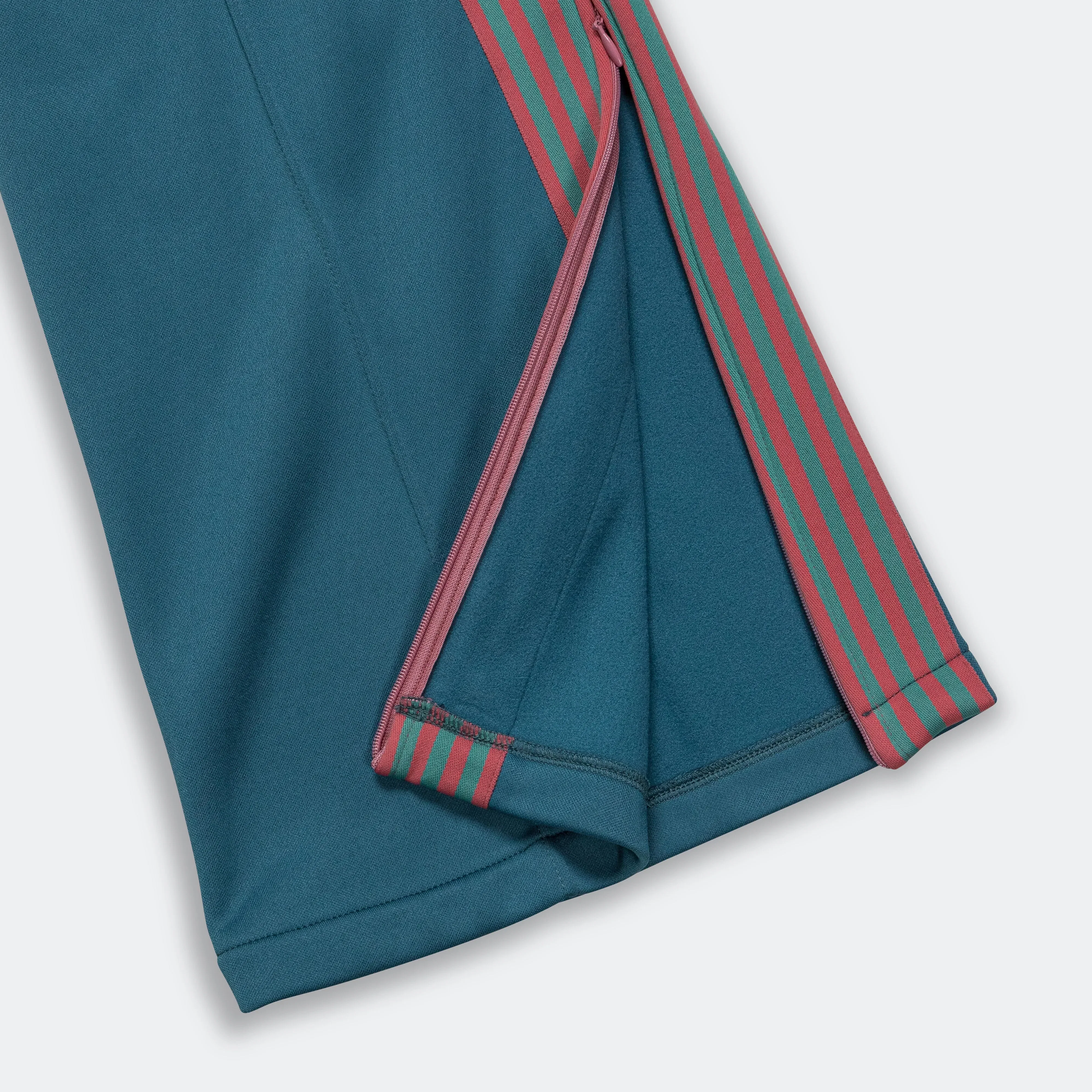 KAPITAL Smooth Heat-Jersey STUNTMEN & WOMEN Track Pants - Turquoise