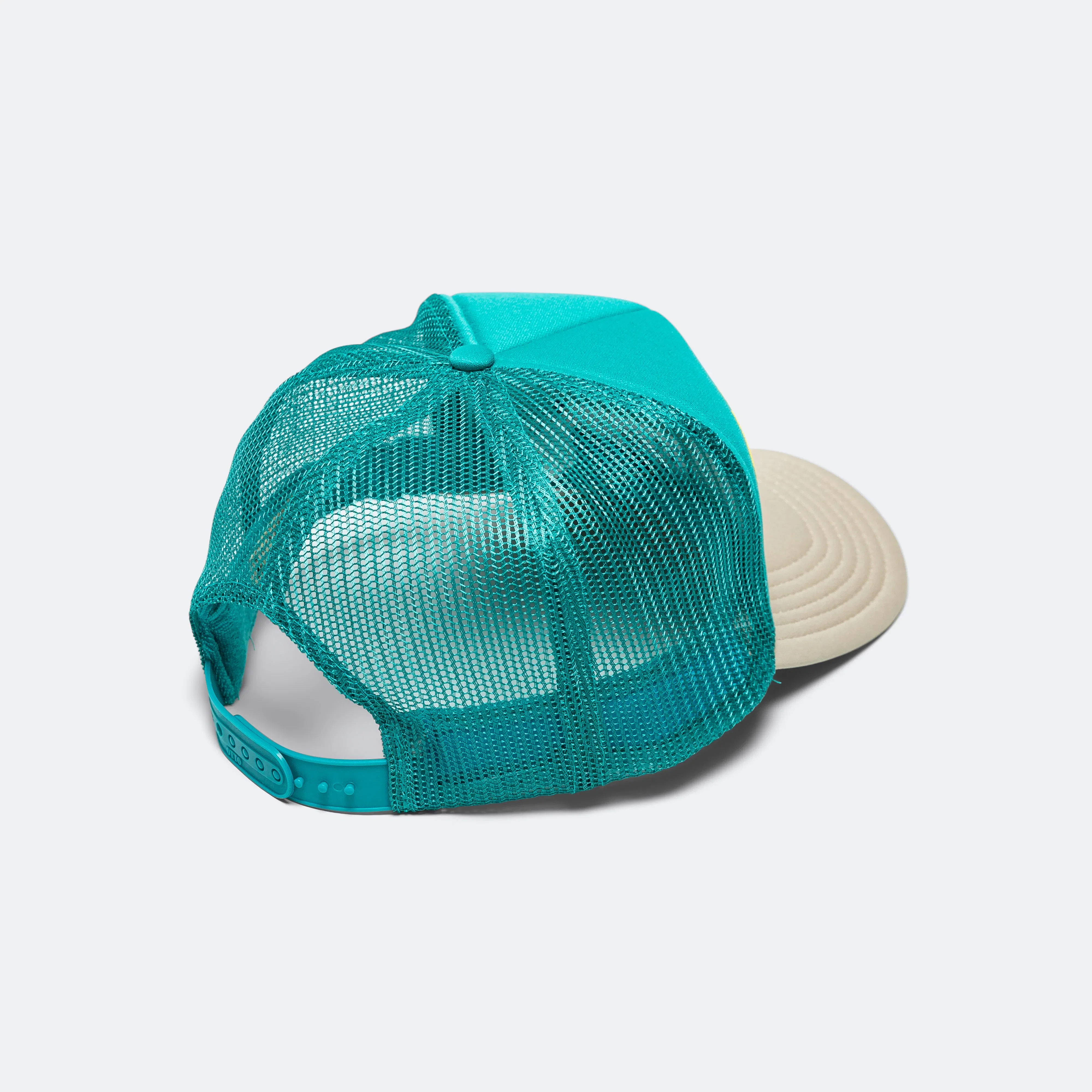 KAPITAL FREE WHEELIN' Trucker Cap - Turquoise/Beige