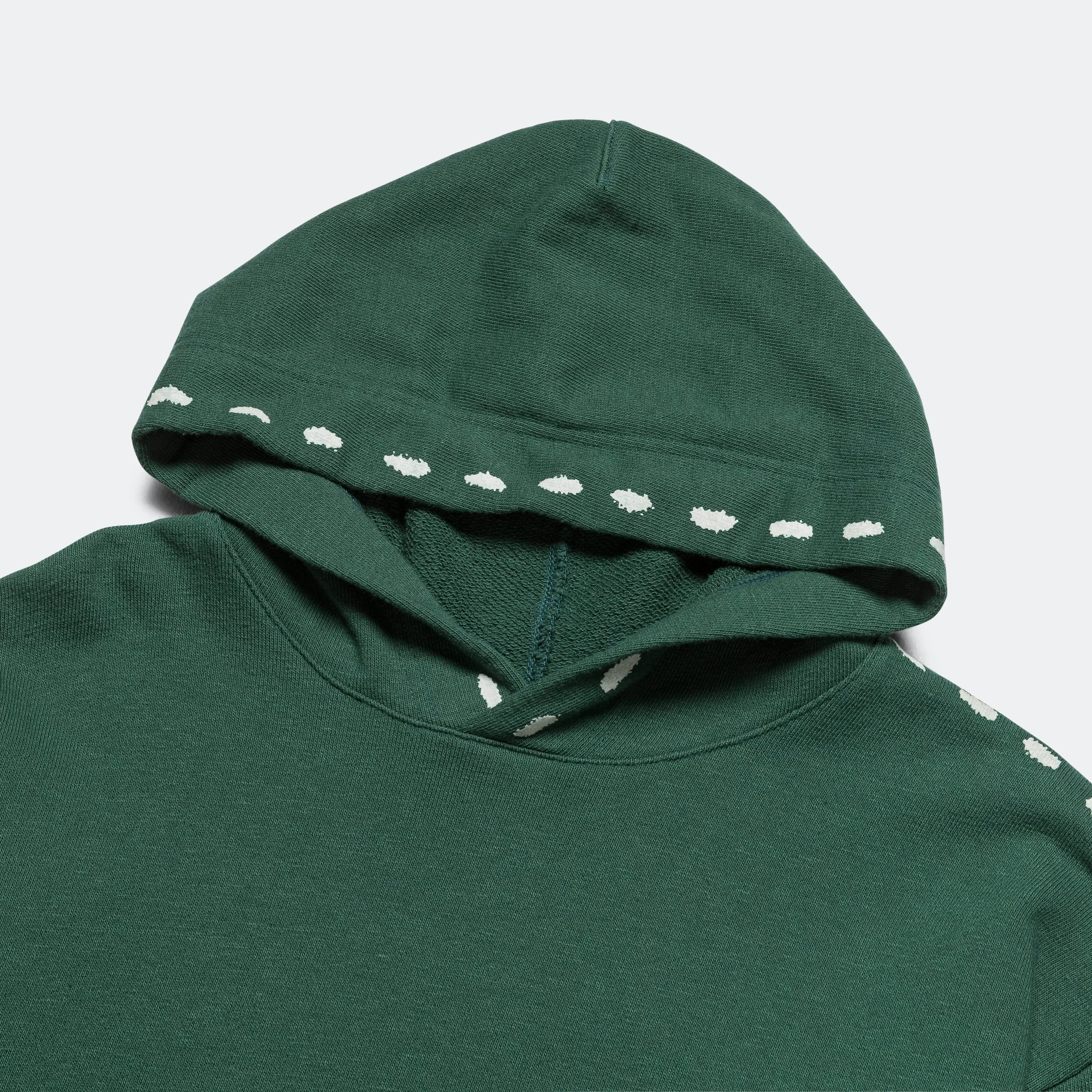 KAPITAL SWT Knit MARIONETTE Hoodie - Green