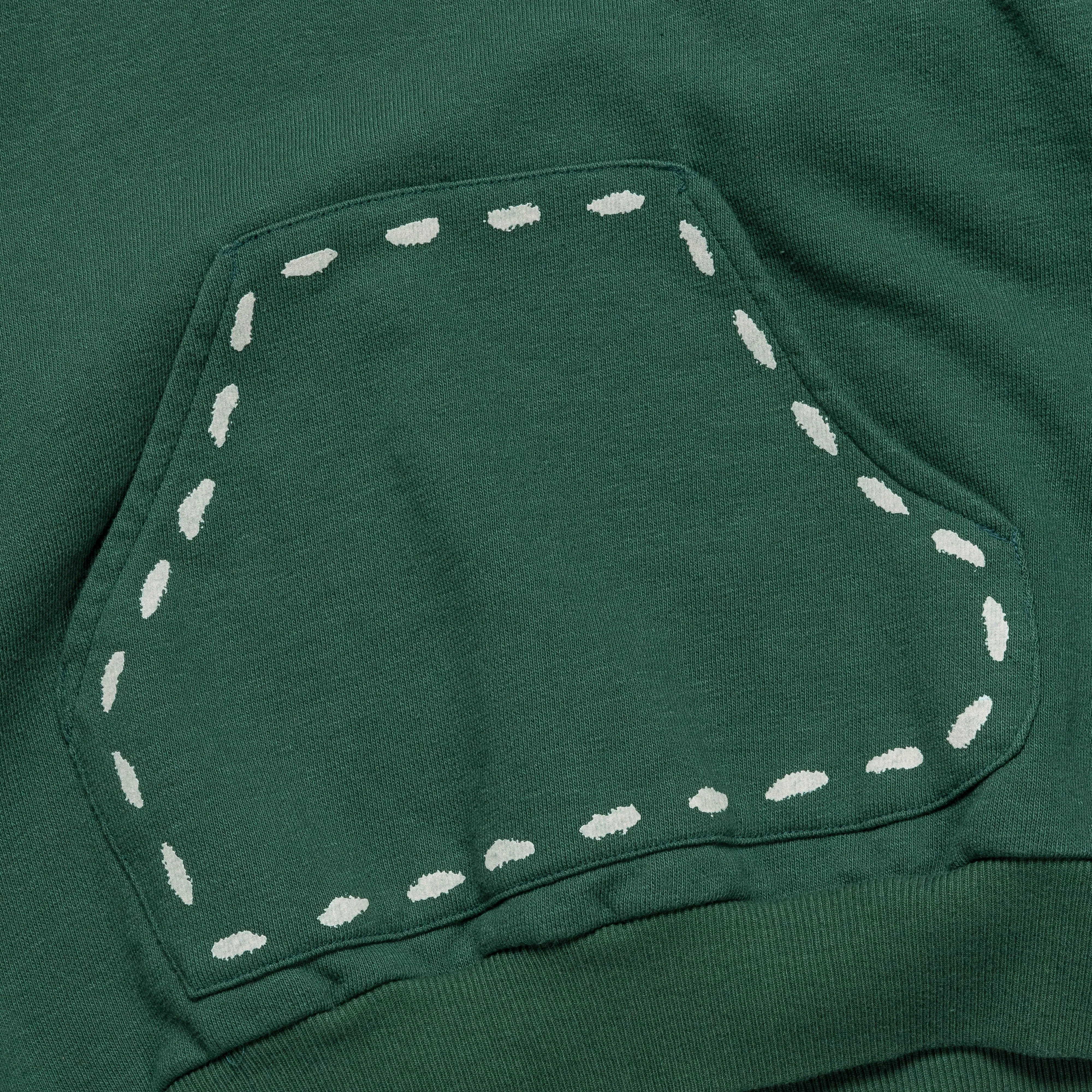 KAPITAL SWT Knit MARIONETTE Hoodie - Green