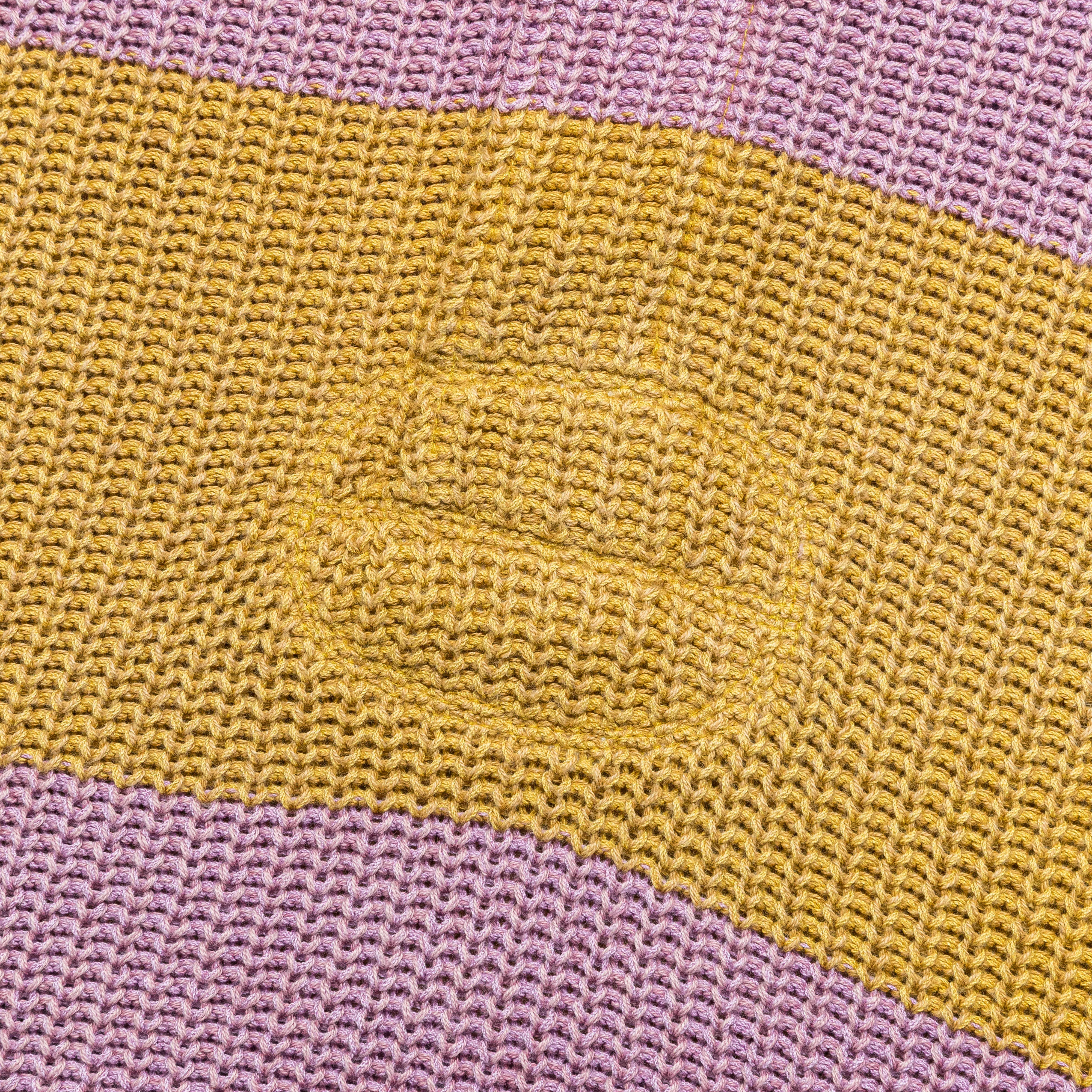 KAPITAL 5G Cotton Knit RUGGER Shirt - Yellow/Pink