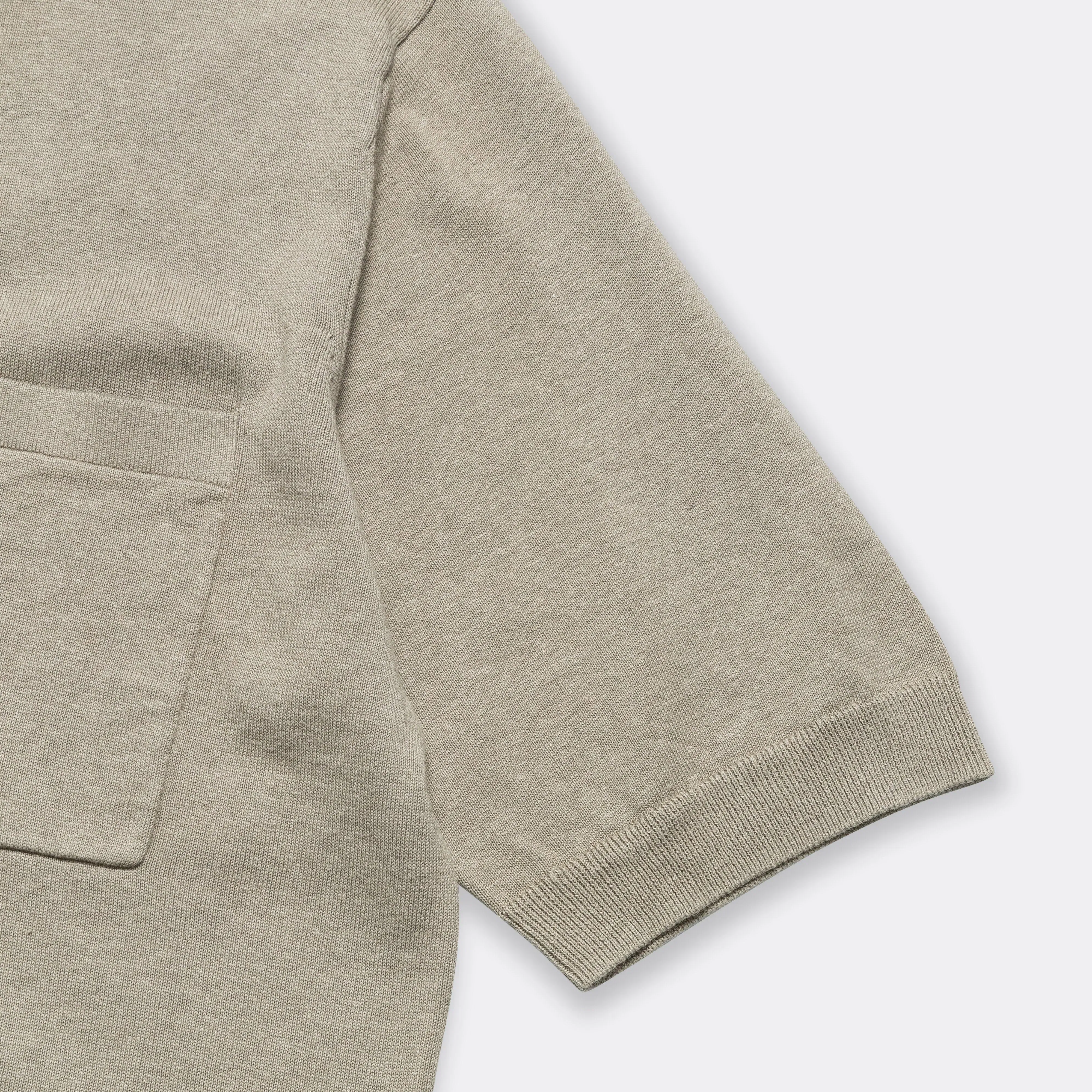 Norse Projects Rollo Cotton Linen SS Shirt - Clay