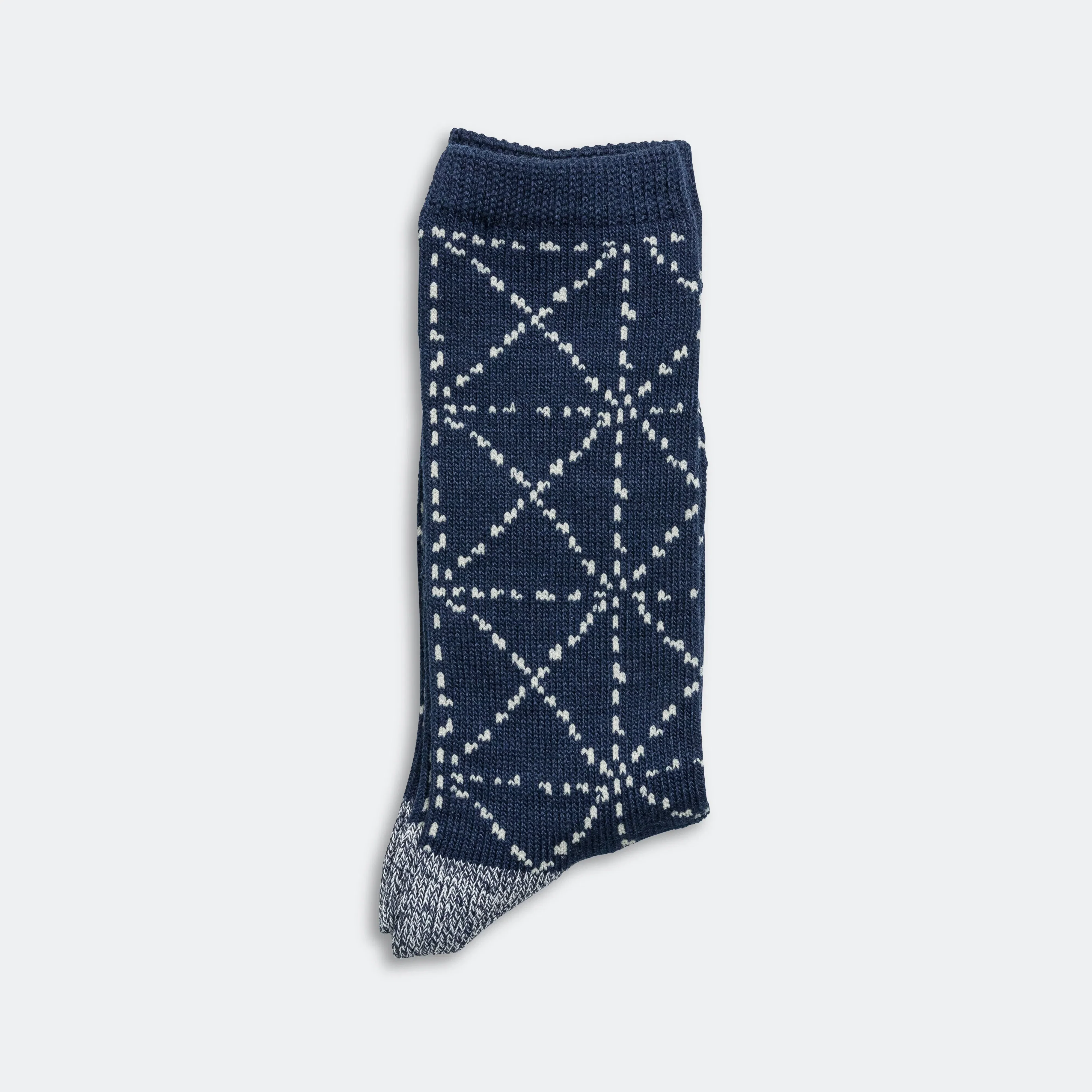 KAPITAL 84 Yarns SASHIKO Socks - Navy