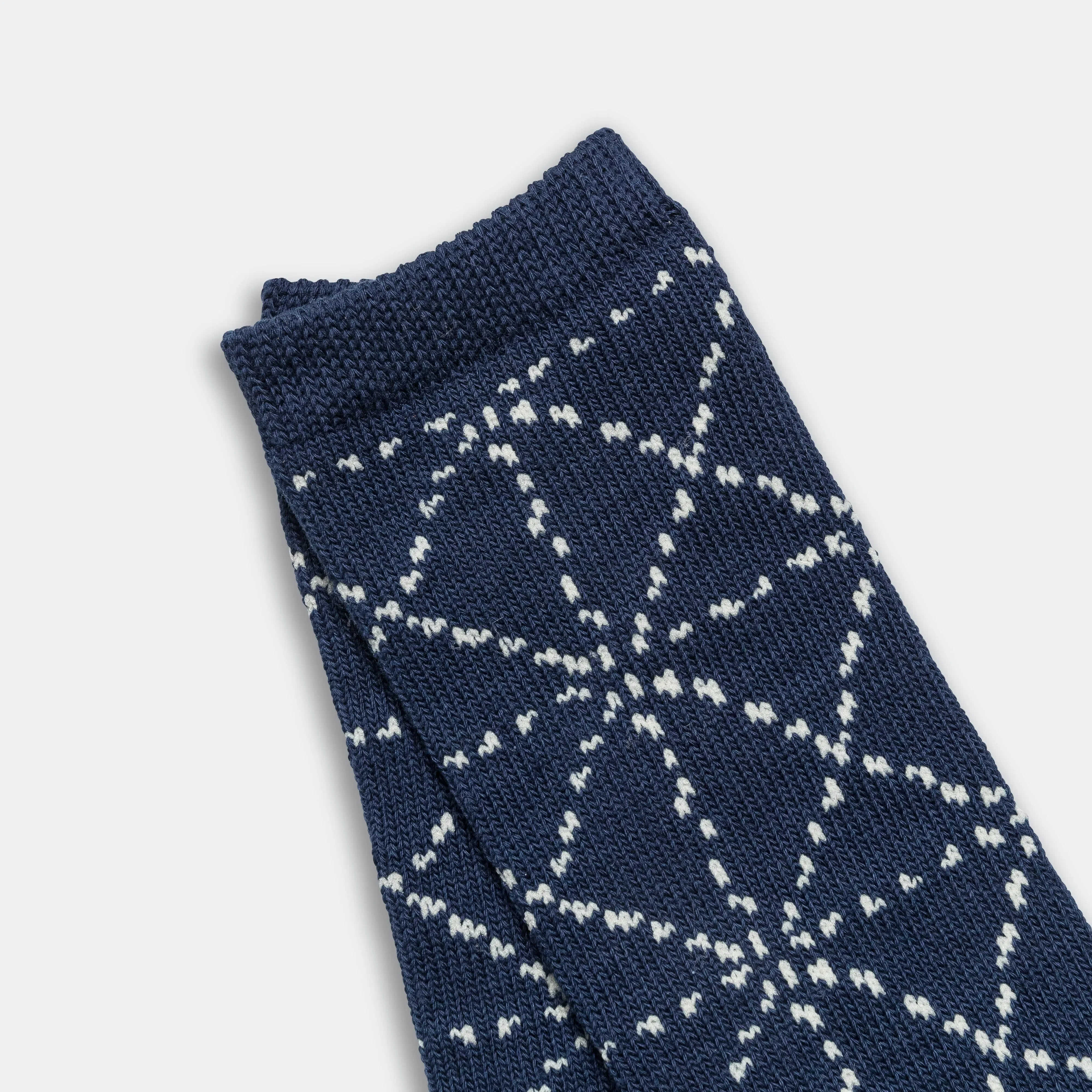 KAPITAL 84 Yarns SASHIKO Socks - Navy