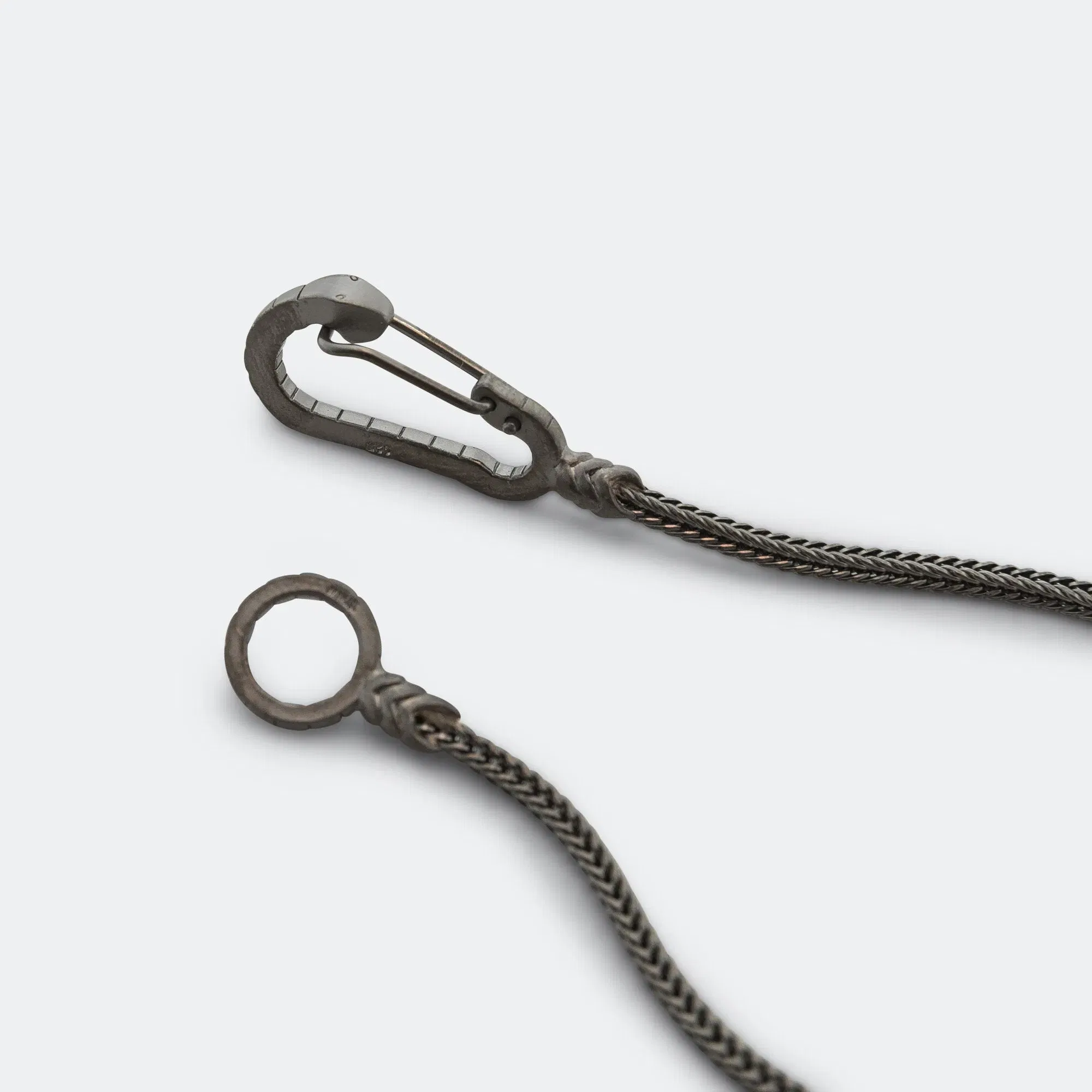 Mikia Snake Karabiner Bracelet - Ruthenium Plating/925 Silver