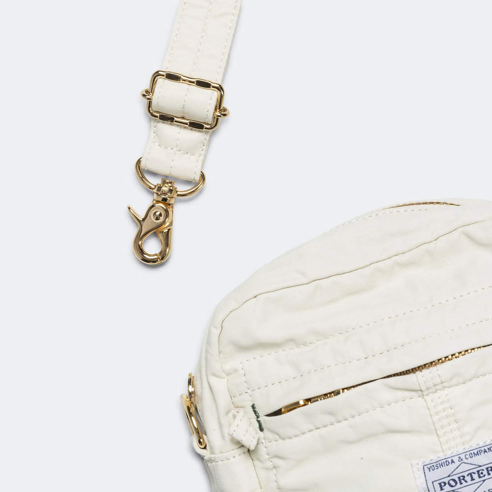Porter-Yoshida & Co. MILE VERTICAL Shoulder Bag - White