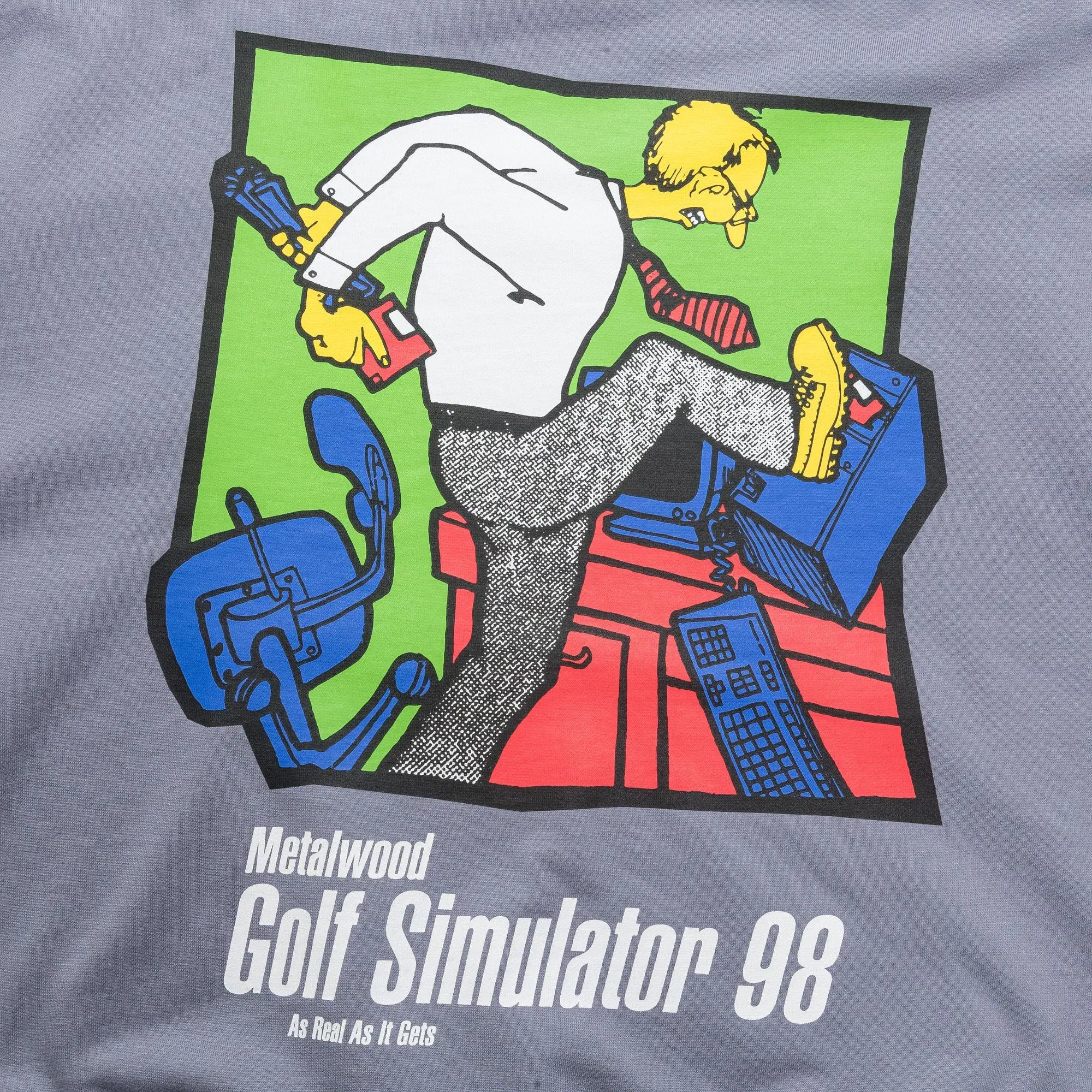 Metalwood Simulator 98 Hooded Sweatshirt - Pewter