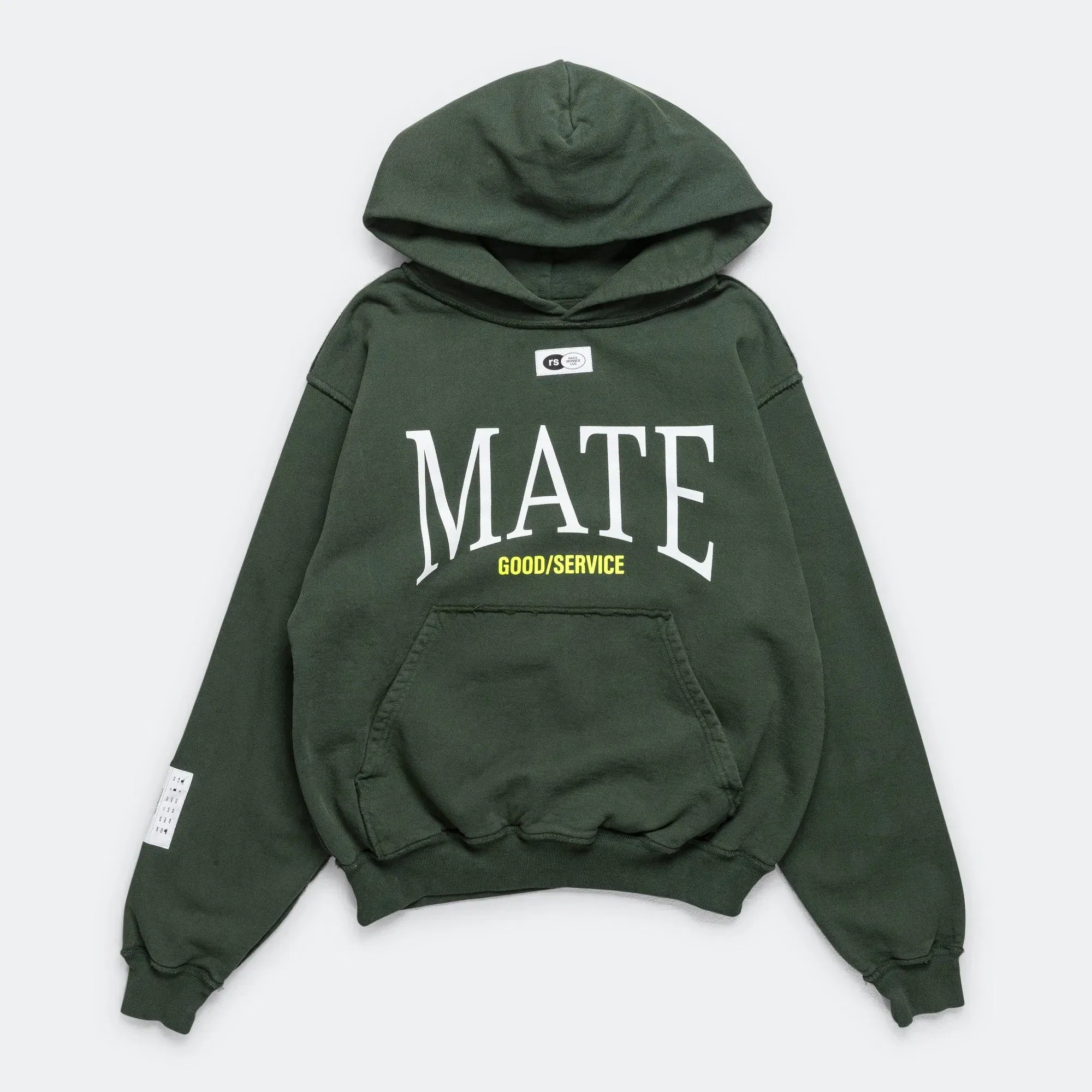 Good Art Hlywd Hooded Sweatshirt x Race Service - British Racing Green