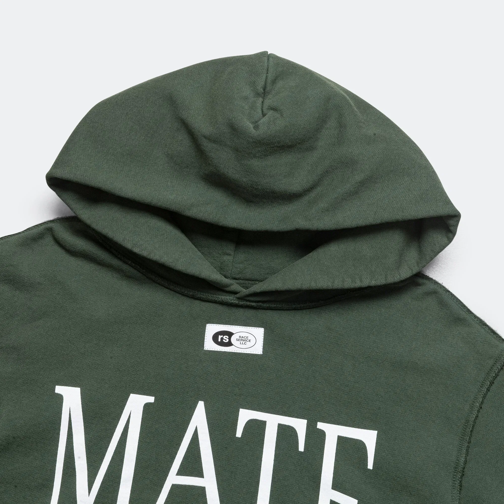 Good Art Hlywd Hooded Sweatshirt x Race Service - British Racing Green